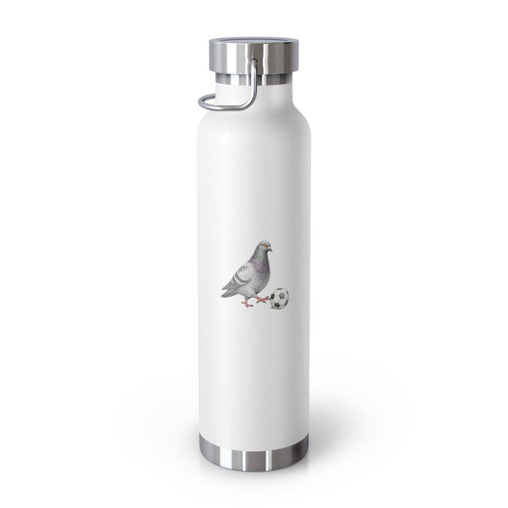 Customizable Corona NYC Pigeon 22oz Water Bottle | New York Soccer Player Copper Vacuum Insulated