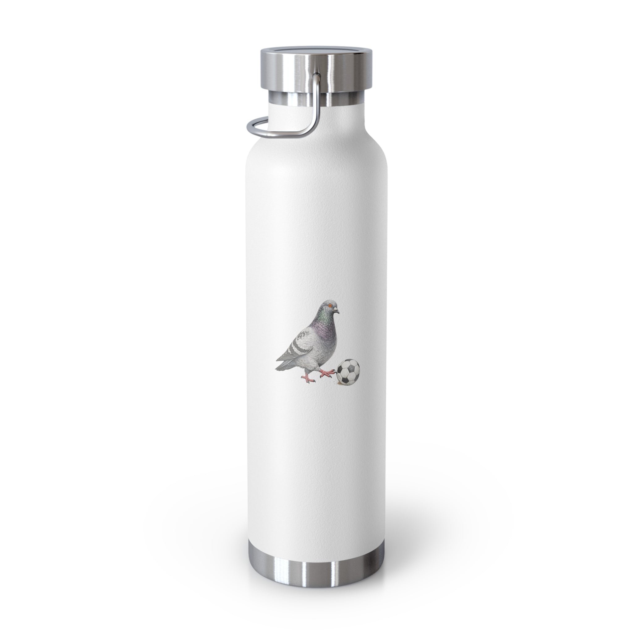 Customizable Corona NYC Pigeon 22oz Water Bottle | New York Soccer Player Copper Vacuum Insulated