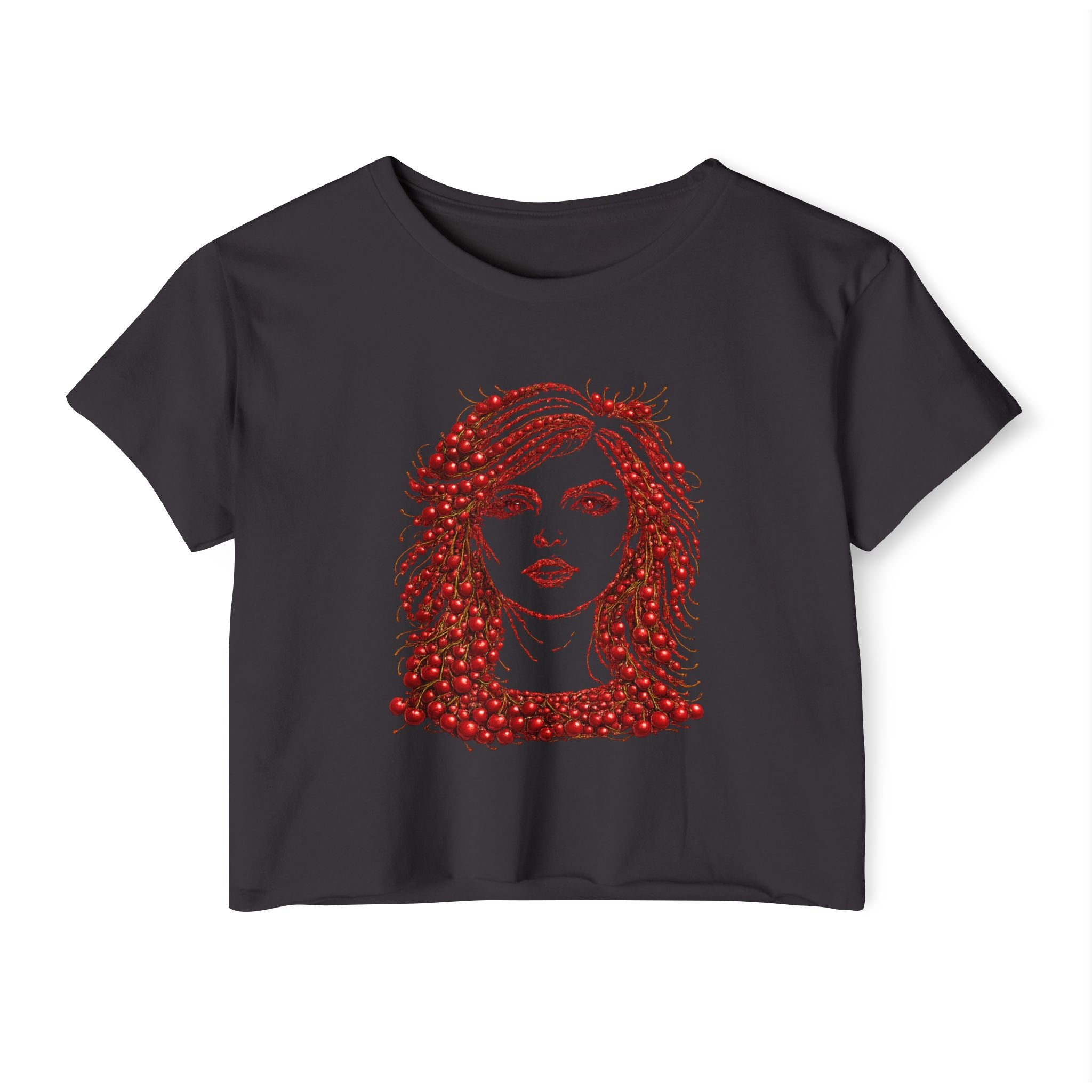 Cherry Debbie Harry Crop Top T-shirt   Music Tee