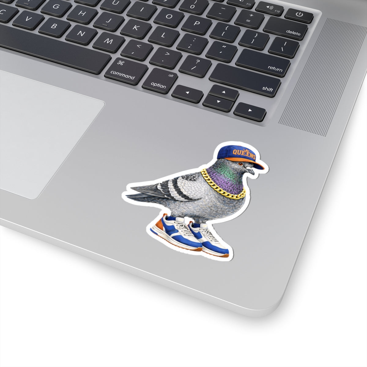 Queens NYC Pigeon 3" x 3" Sticker