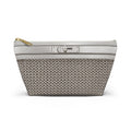 Canal Street Silver Makeup Bag —  T-Bottom Travel Bag