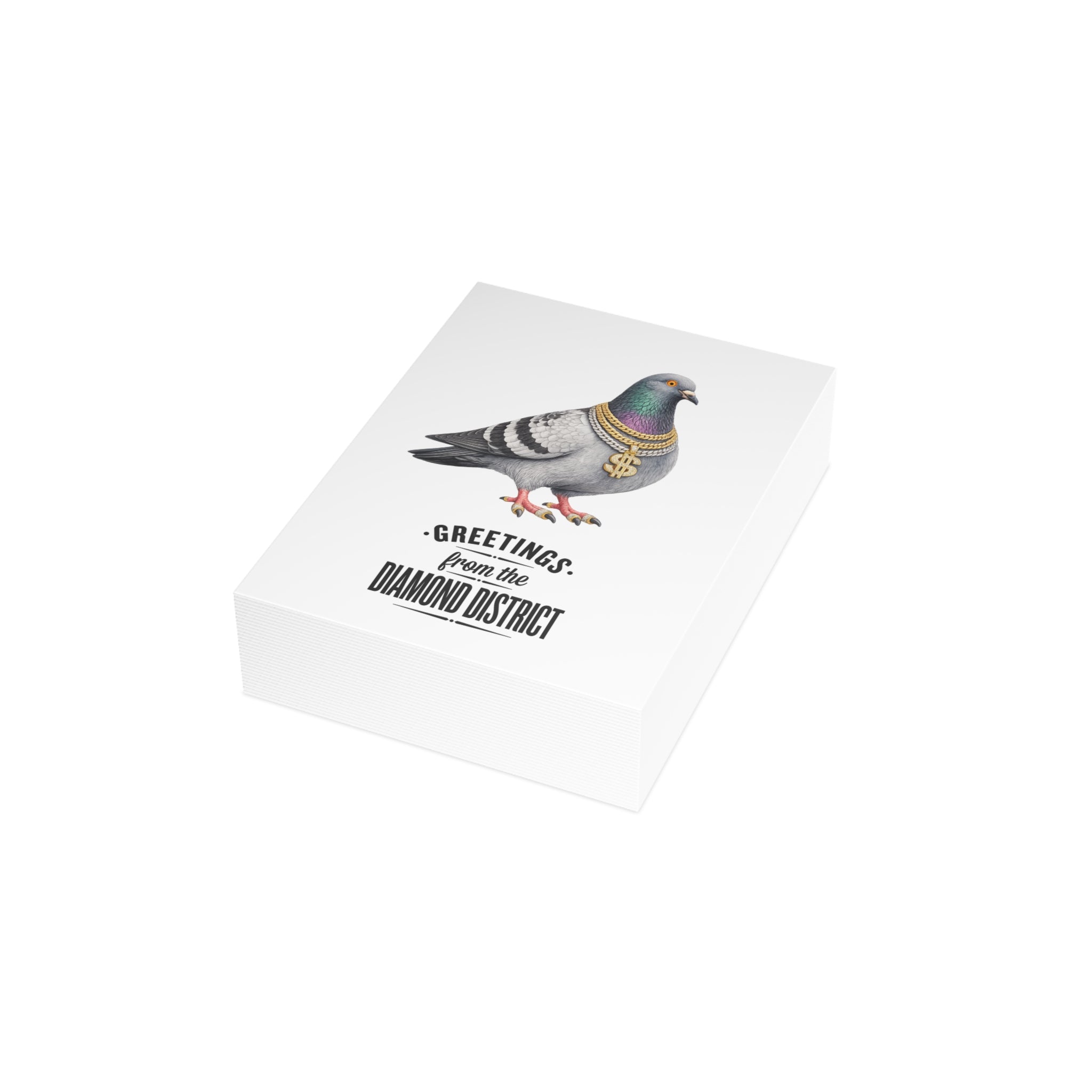 Diamond District NYC Pigeon Postcard Bundle (envelopes included)