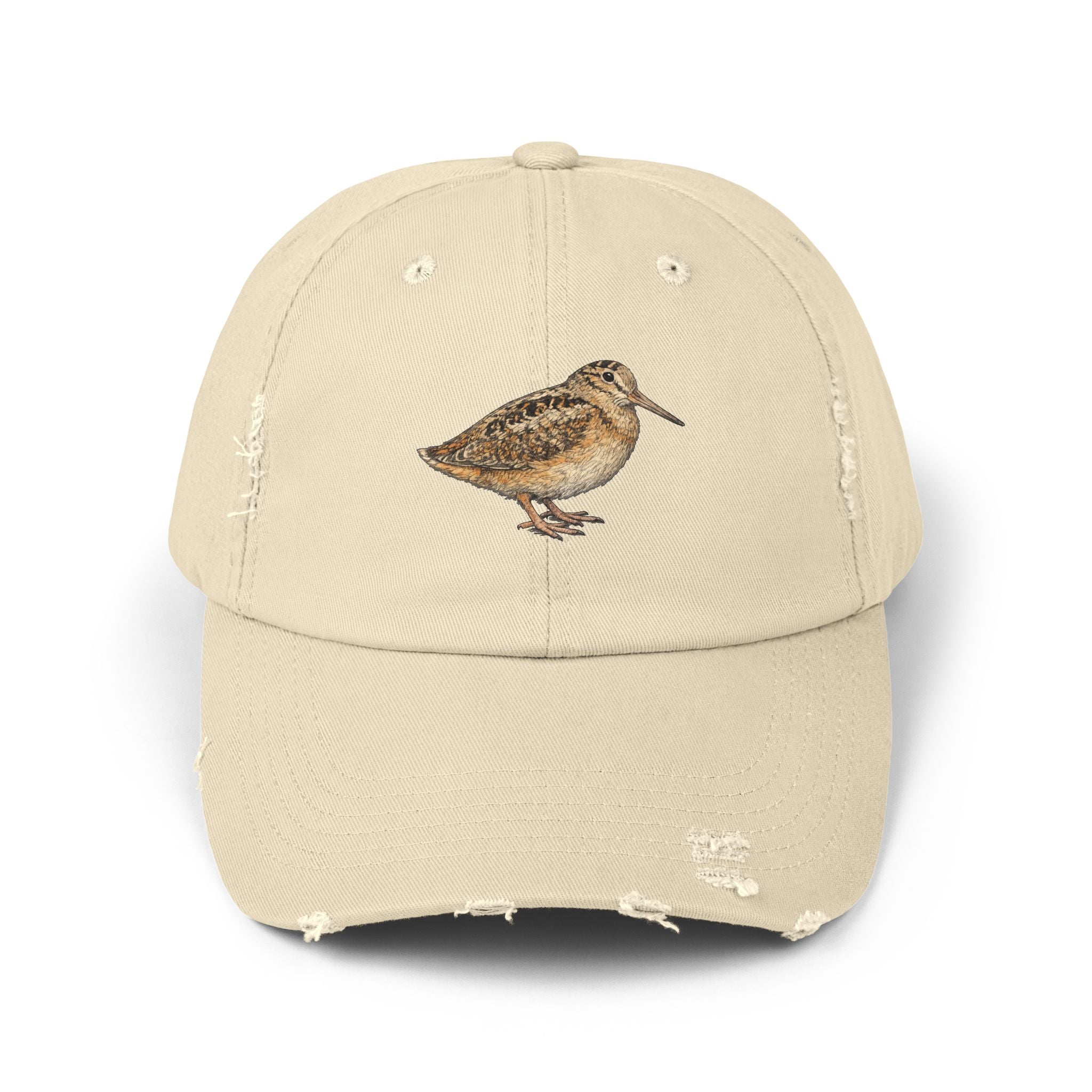Bryant Park American Woodcock Distressed Cap — Nature Hat for Bird Lovers