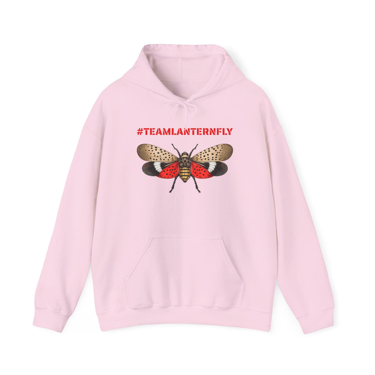 NYC Spotted Lanternfly Hoodie — Team Lanternfly Hooded Pullover Sweatshirt