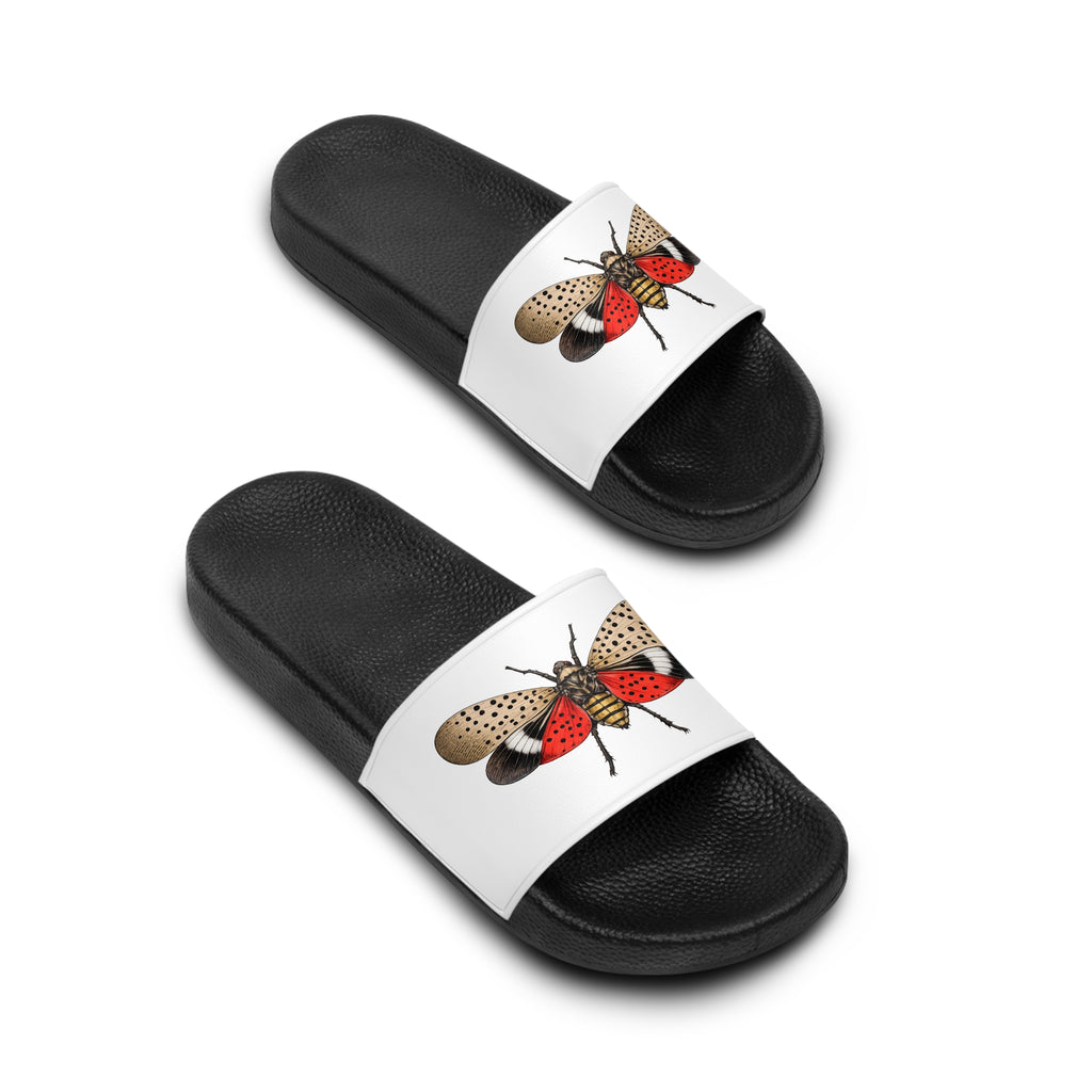 Spotted Lanternfly Stomper Slide Sandals — NYC Summer Insect Slides
