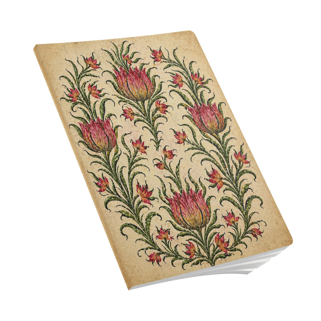 Botanical Garden Vintage-style Floral Journal —Garden Softcover Notebook