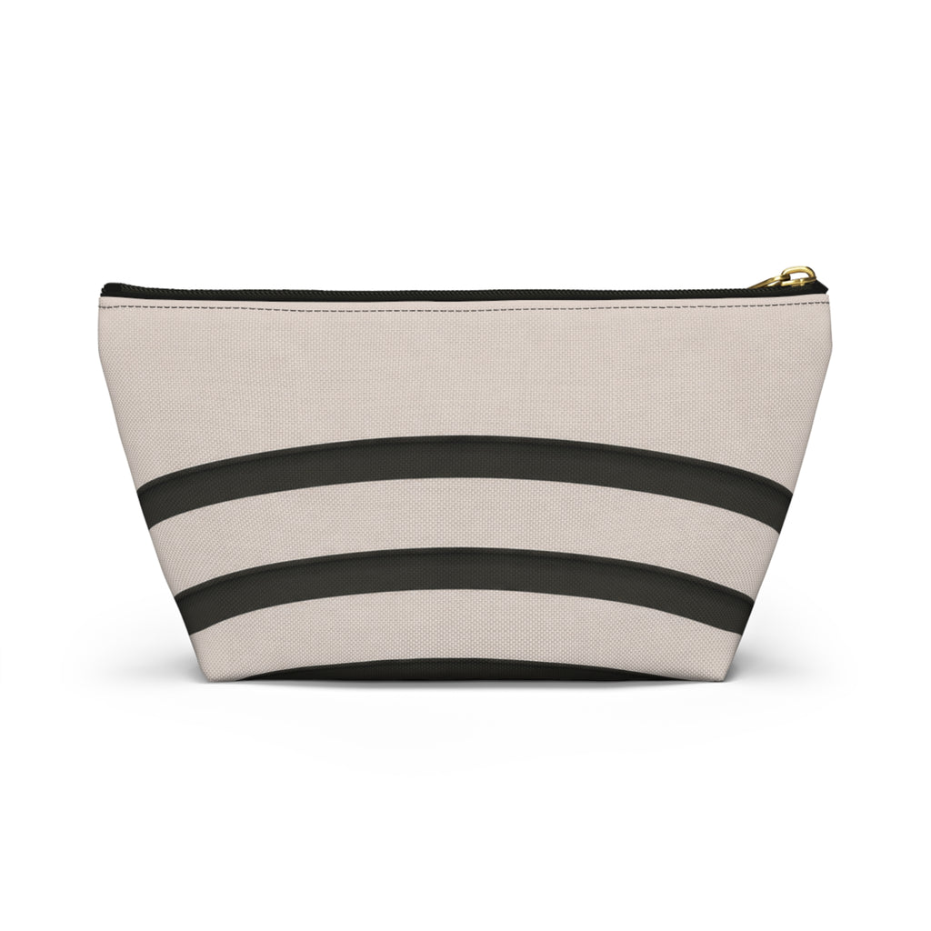 Guggenheim Museum Makeup Bag — T‑Bottom Accessory Pouch