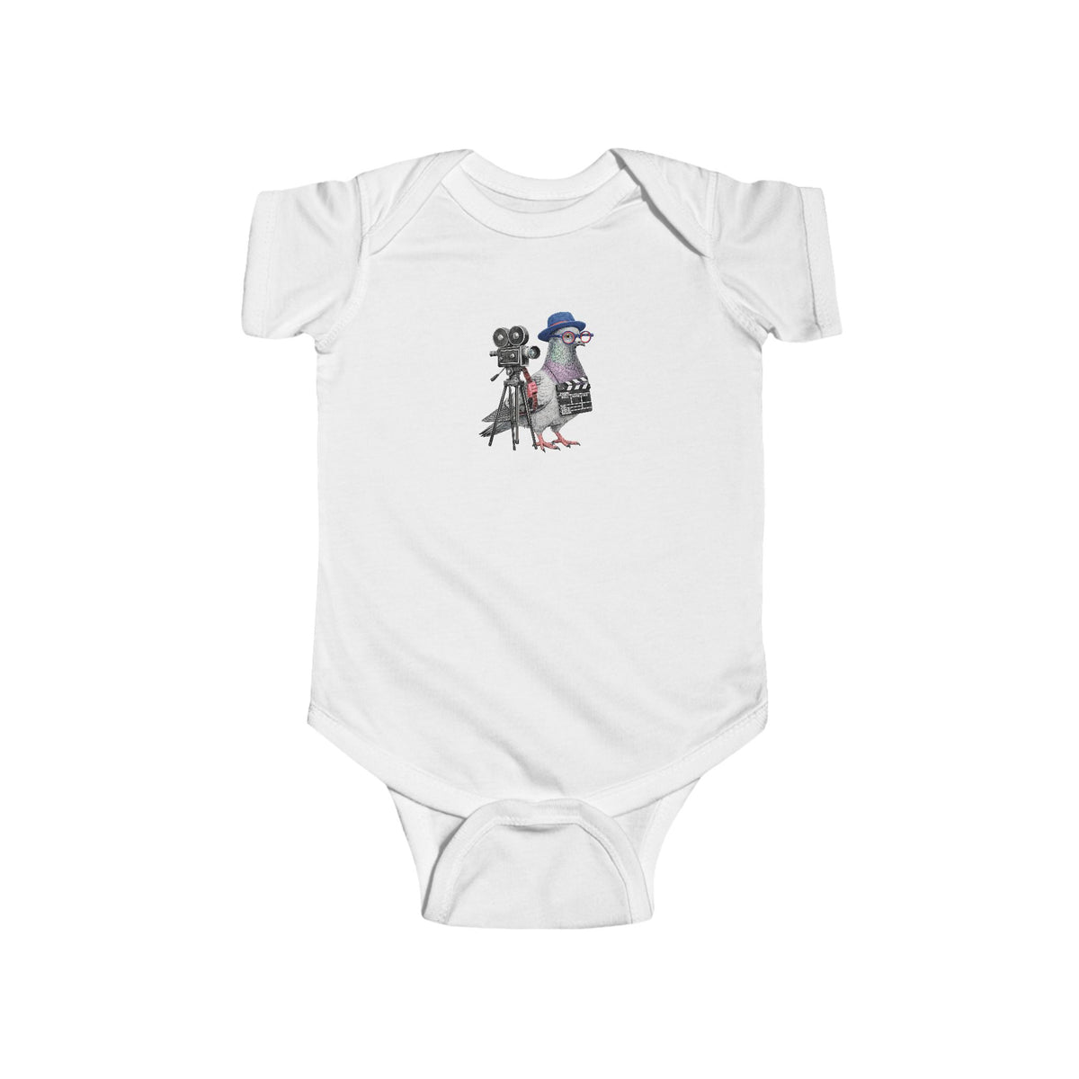 Customizable Tribeca NYC Pigeon Baby Onesie | New Yorker Reveal Infant Bodysuit