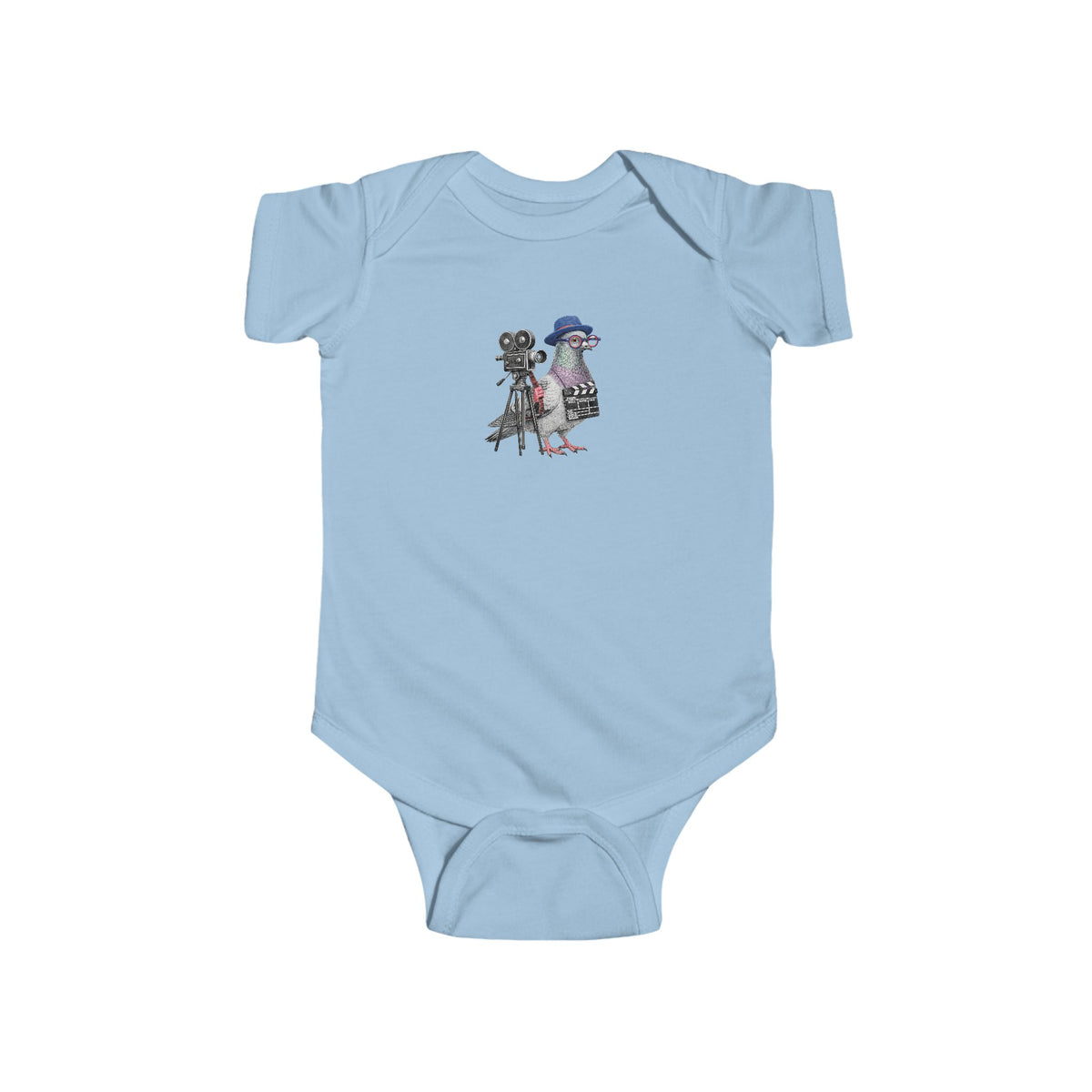 Customizable Tribeca NYC Pigeon Baby Onesie | New Yorker Reveal Infant Bodysuit