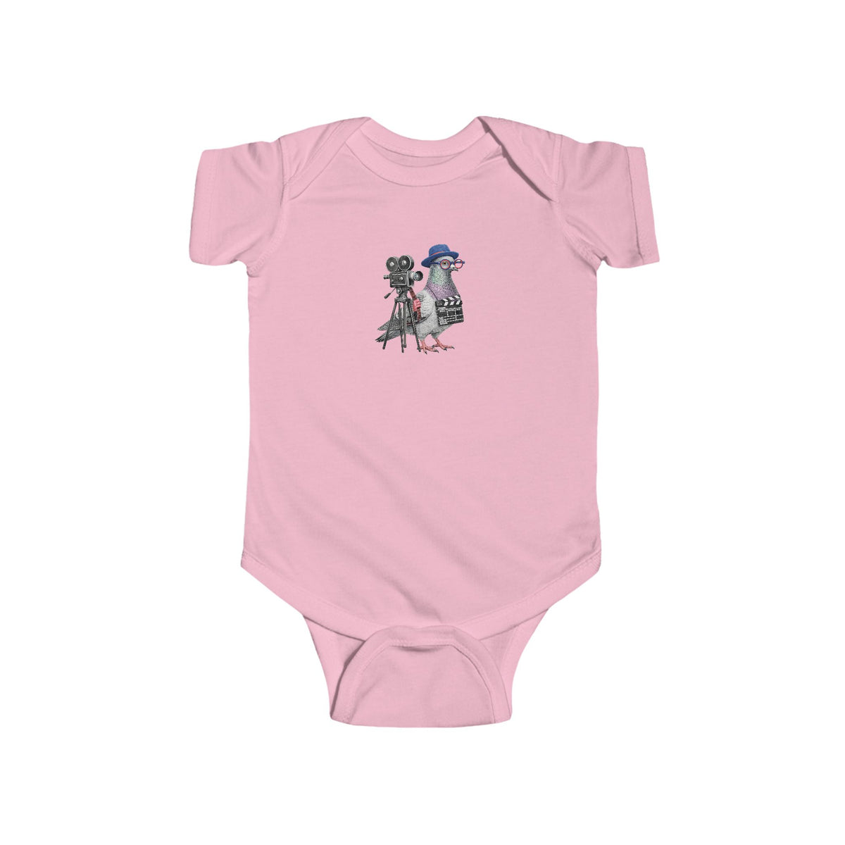 Customizable Tribeca NYC Pigeon Baby Onesie | New Yorker Reveal Infant Bodysuit