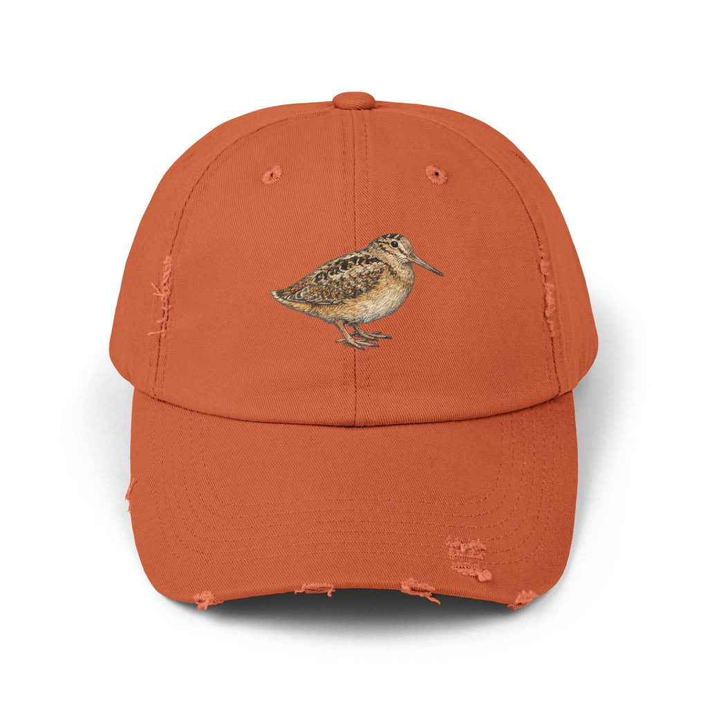 Bryant Park American Woodcock Distressed Cap — Nature Hat for Bird Lovers