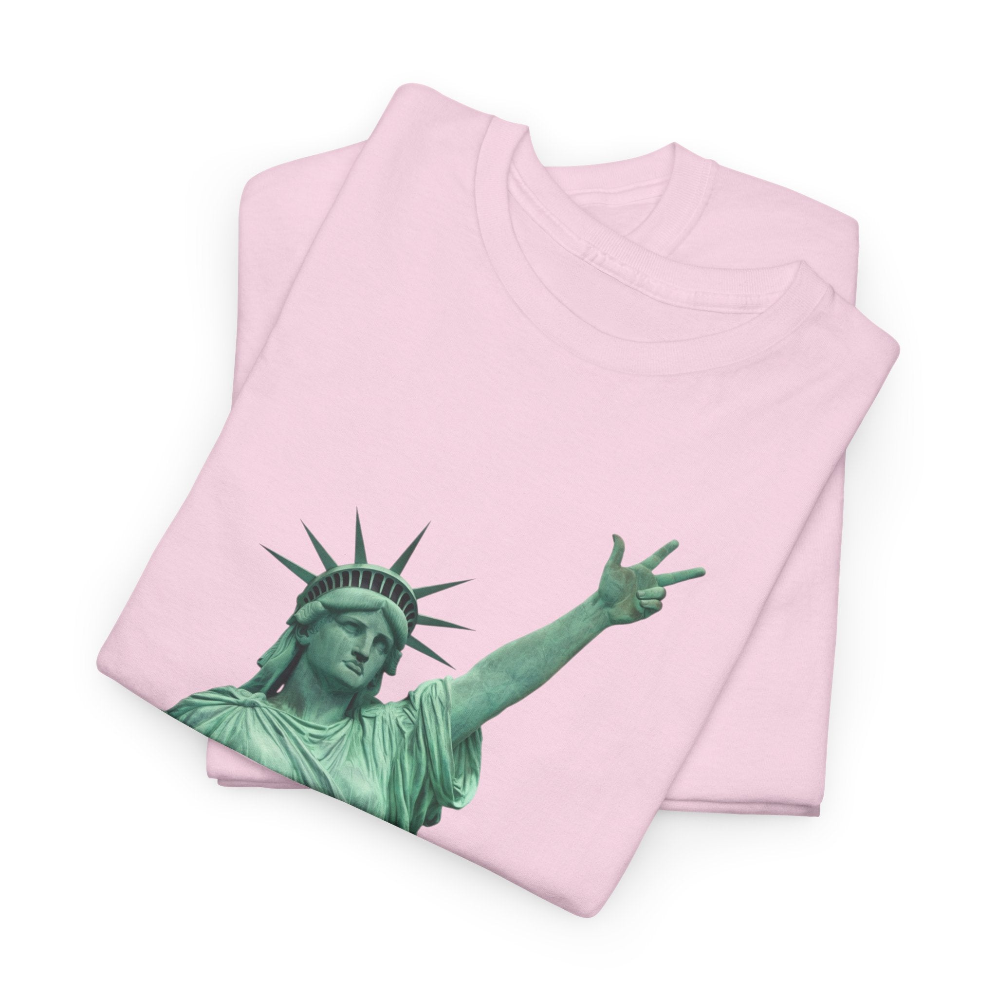 Arena Takeover Statue of Liberty Three Points T-Shirt | NYC Jalen Brunson Basketball 3 Point Shot Tee