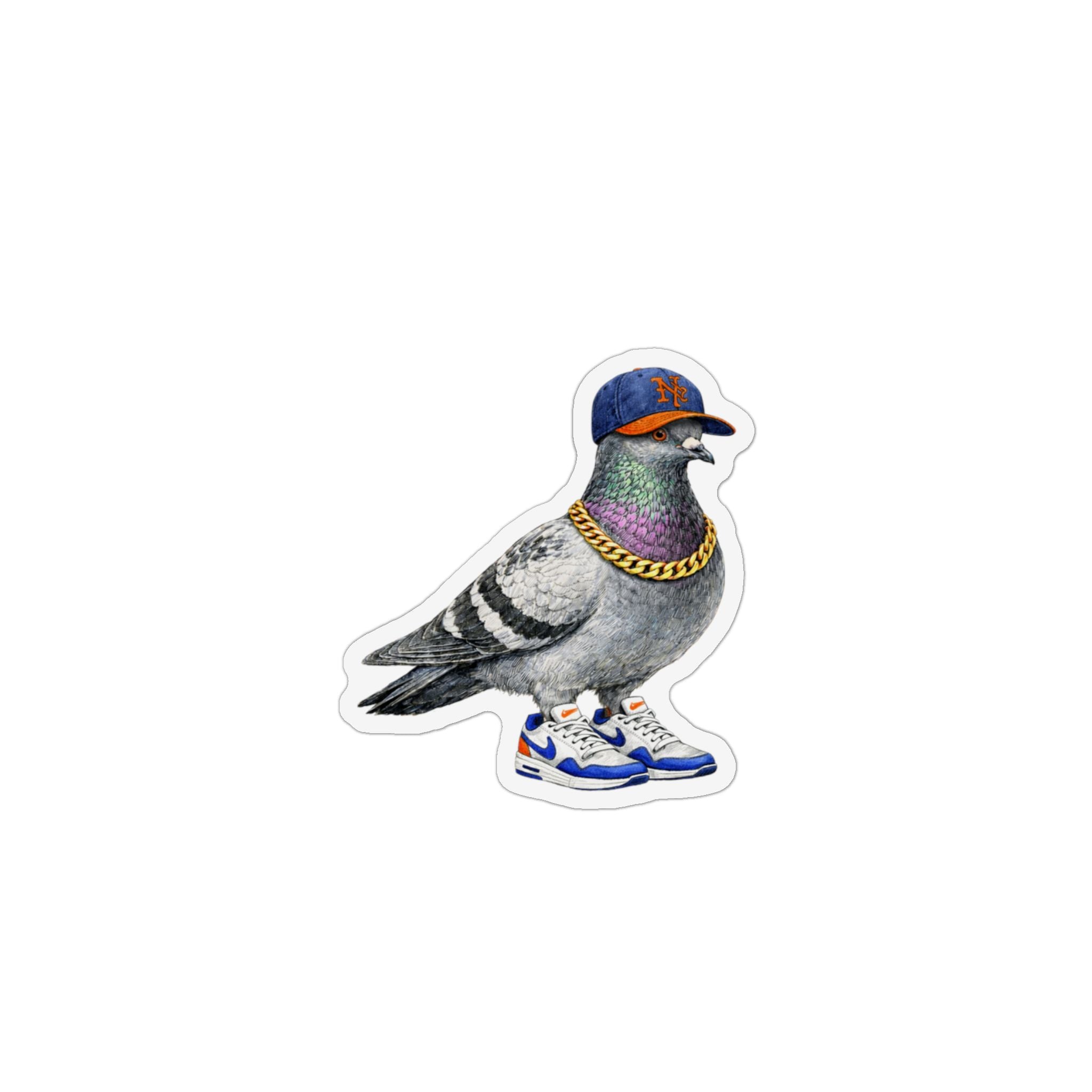 Queens NYC Pigeon Magnet | Mets Fan Bird Lover Fridge Magnet