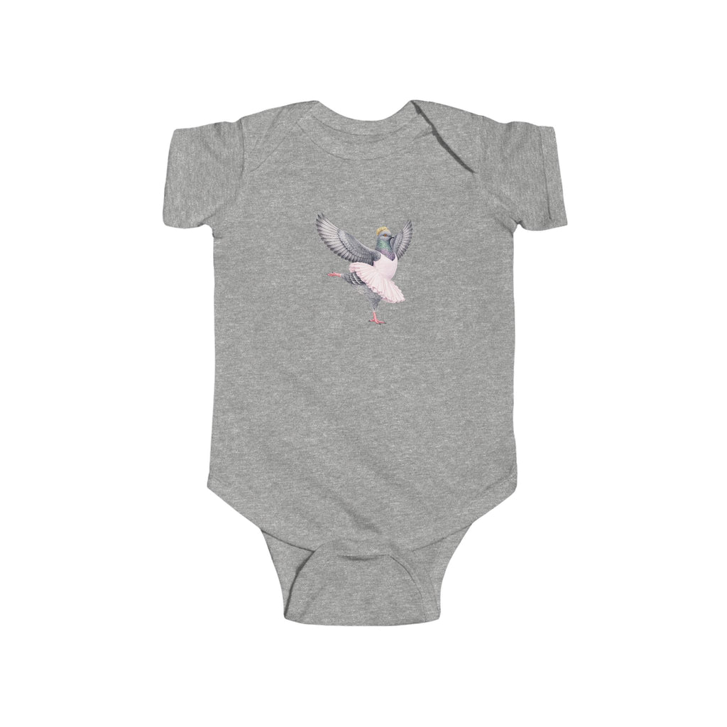 Customizable Lincoln Square NYC Pigeon Baby Onesie | New Yorker Reveal Infant Bodysuit