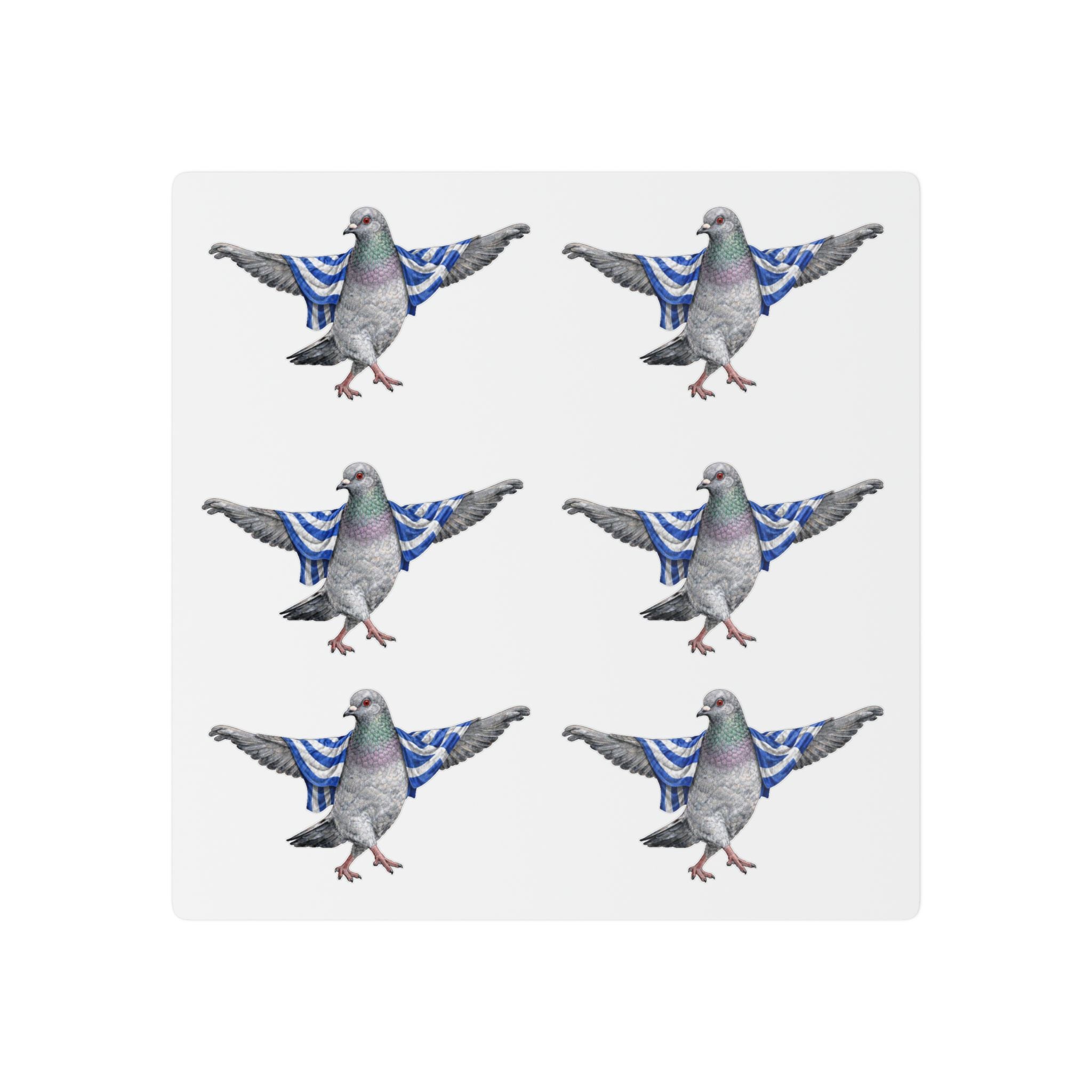 Astoria NYC Pigeon Temporary Tattoos | Greek Bird Lovers Tattoo Sheet