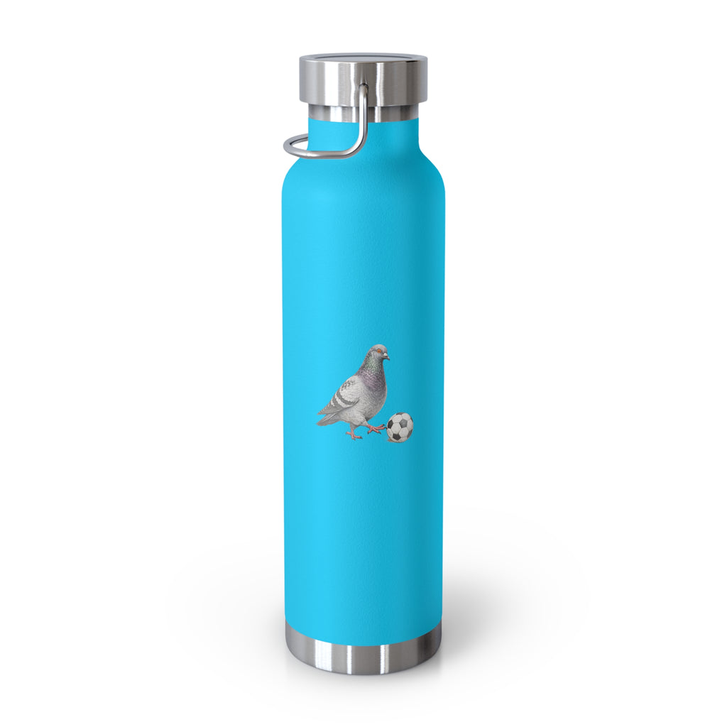 Customizable Corona NYC Pigeon 22oz Water Bottle | New York Soccer Player Copper Vacuum Insulated