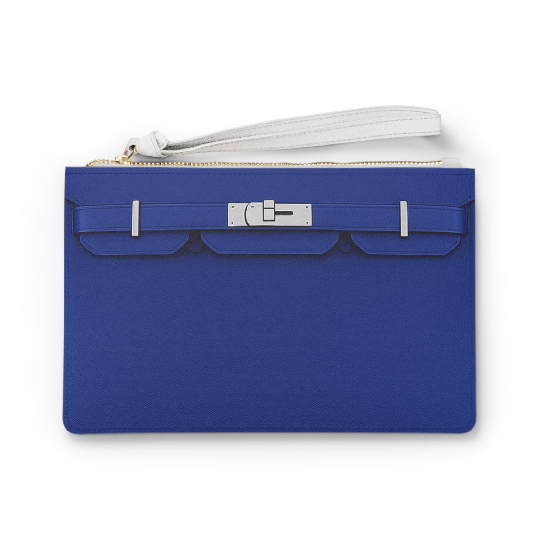 Canal Street Electric Blue Clutch Bag — Elegant Wristlet Purse for Evening & Gifts
