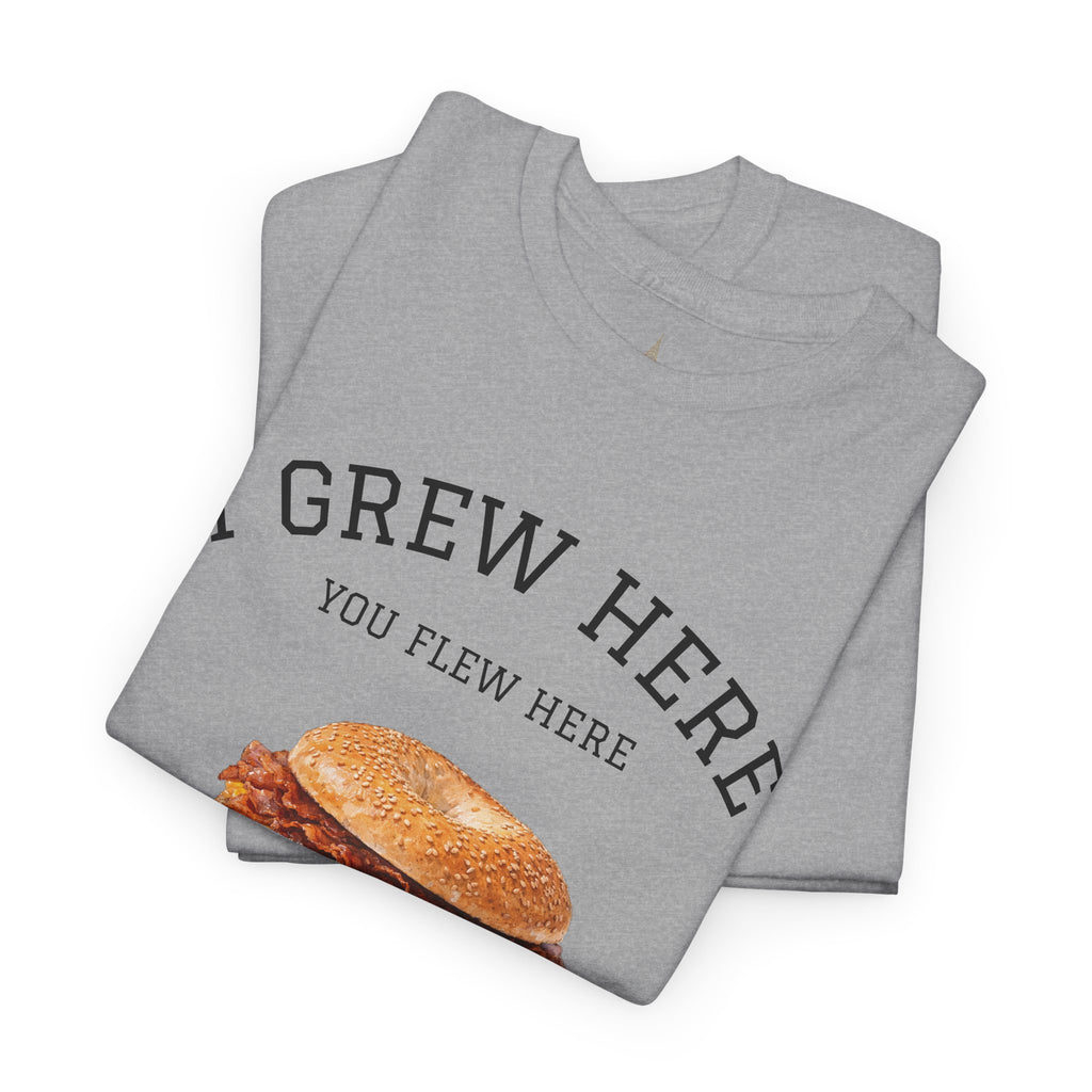 Bacon Egg and Cheese T-Shirt | I Grew Here You Flew Here New York City Bodega Food Tee