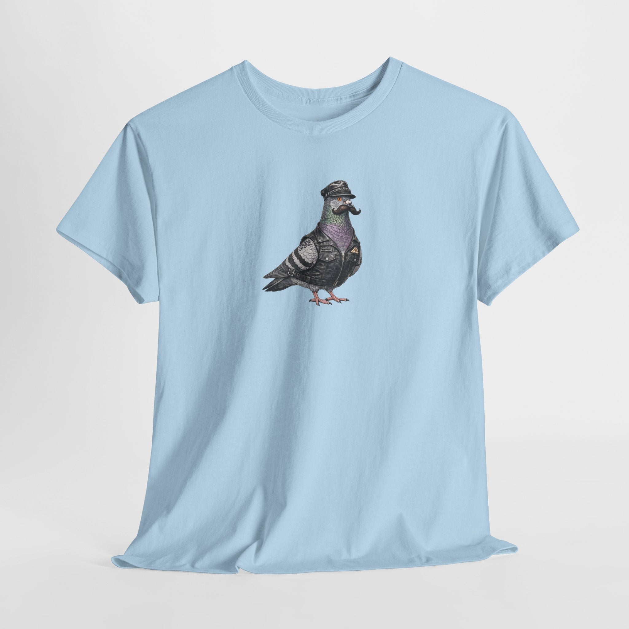 Customizable Chelsea NYC Pigeon T-Shirt | Motorcycle Rider Tee