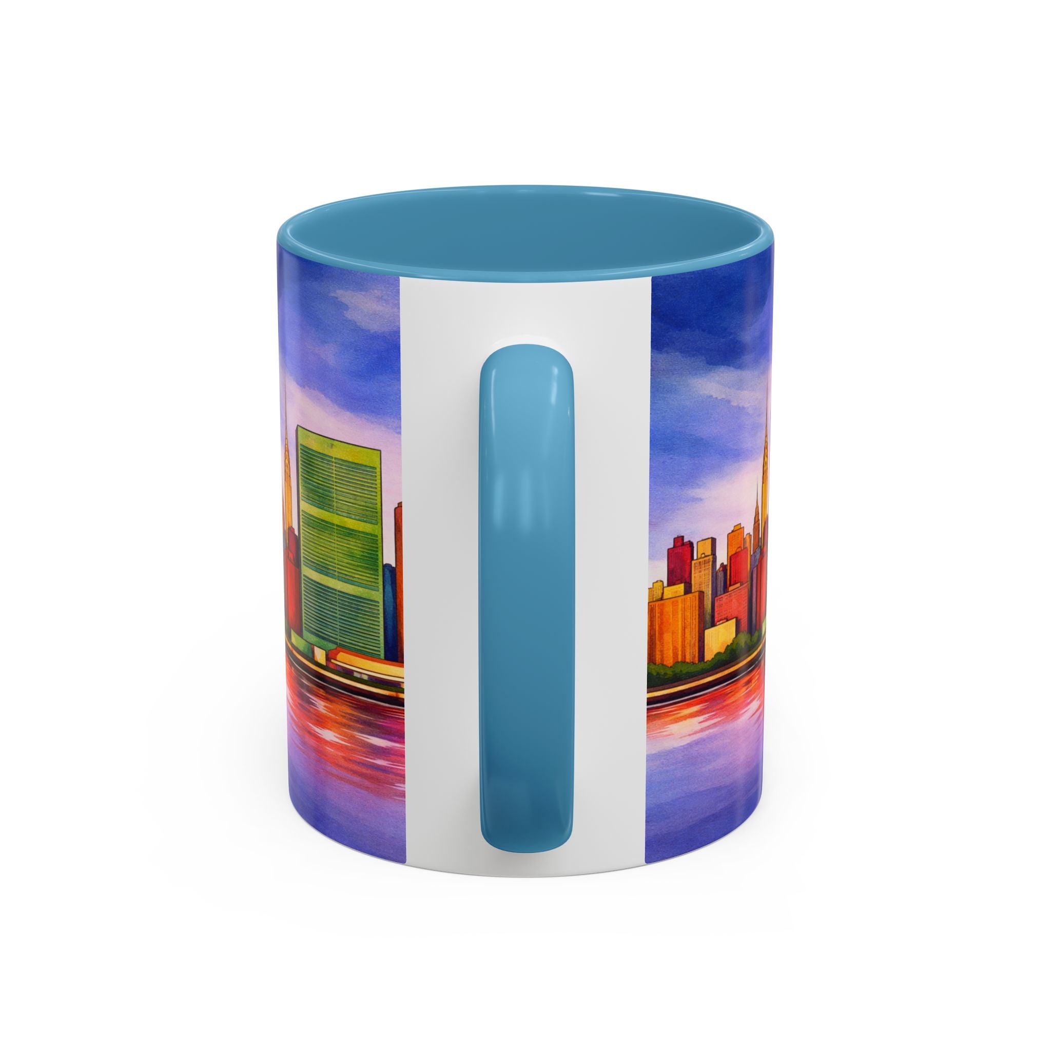 Colorful Midtown Manhattan Skyline NYC Accent Coffee Mug