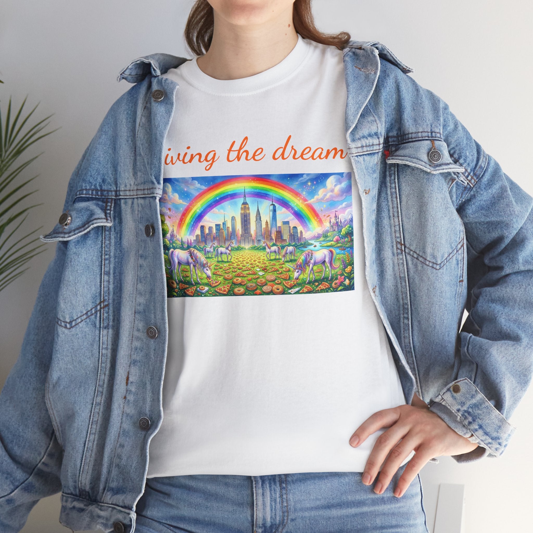 NYC Living The Dream T-Shirt | New York Is a Fairy Tale Tee