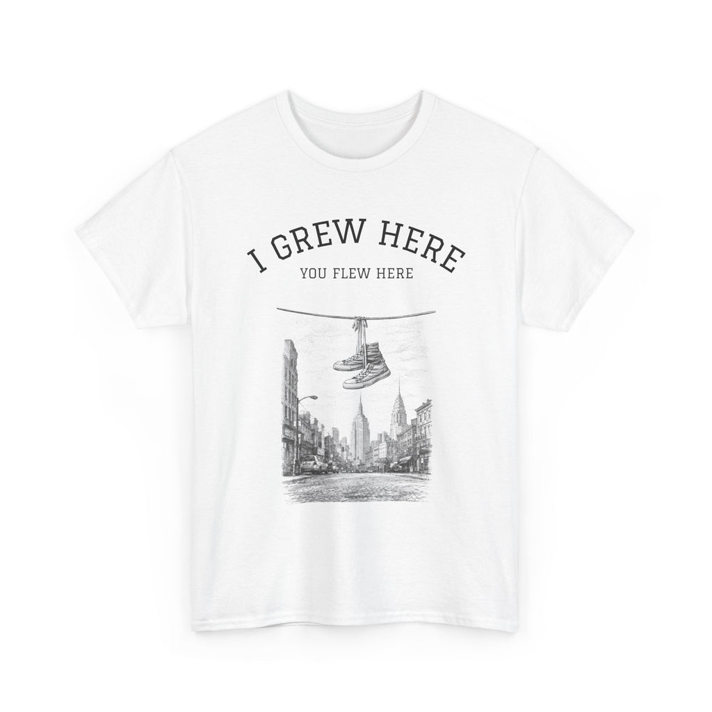 New York City Skyline T-Shirt | NYC Gift I Grew Here You Flew Here Tee