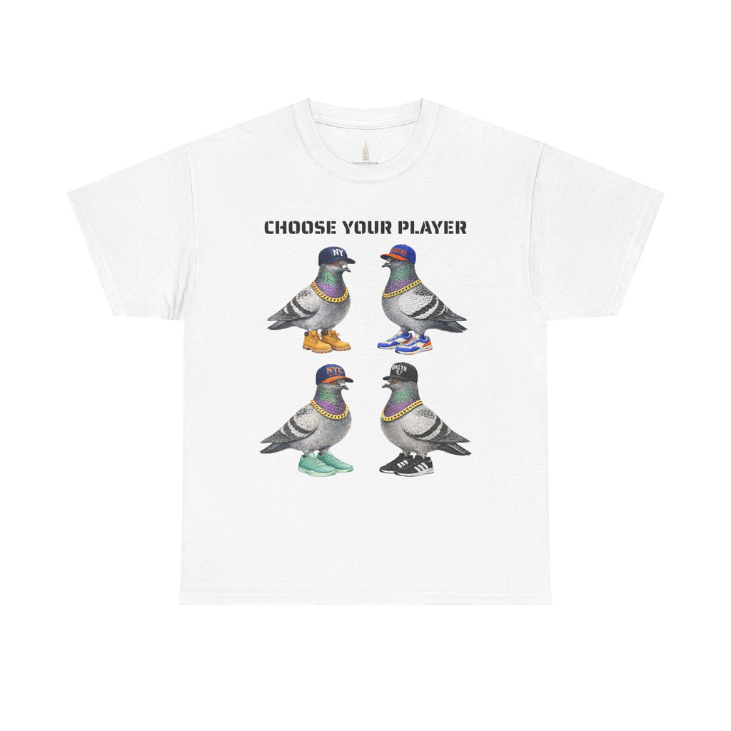 New York Sports Fan NYC Pigeon T-Shirt | NYC Baseball Basketball Fan Basketball Fan Tee