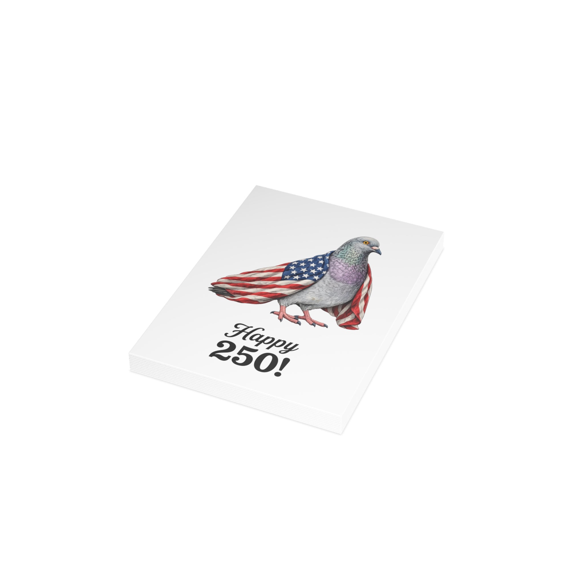 4th of July NYC Pigeon Postcard Bundle (envelopes included)
