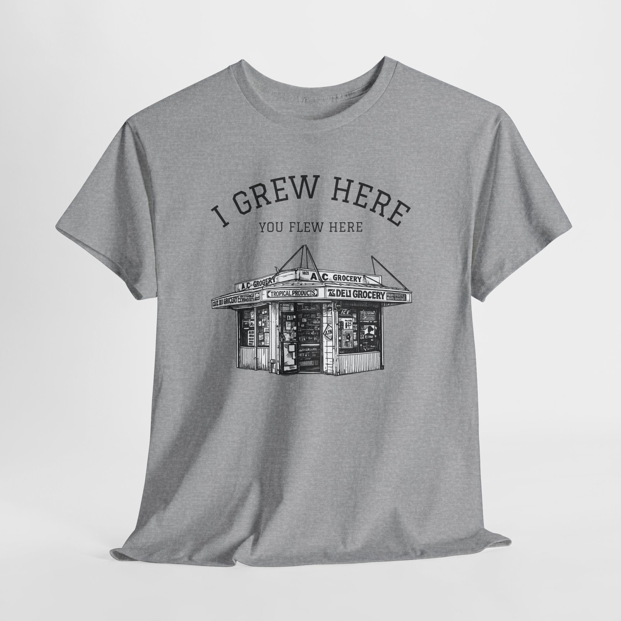 Bodega T-Shirt | New York I Grew Here You Flew Here Tee