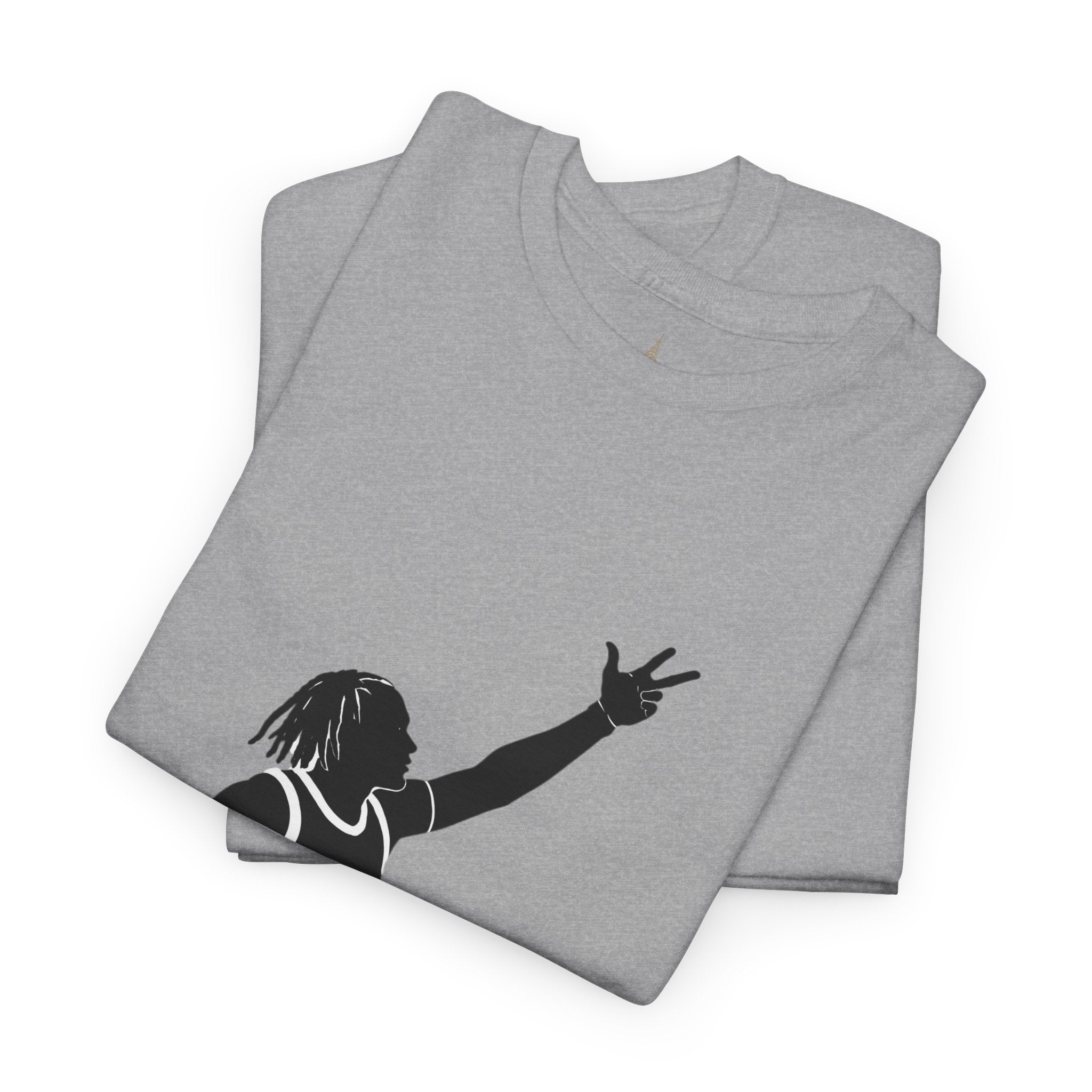 Customizable Jalen Brunson 3 Points Celly T-Shirt | New York Basketball Tee