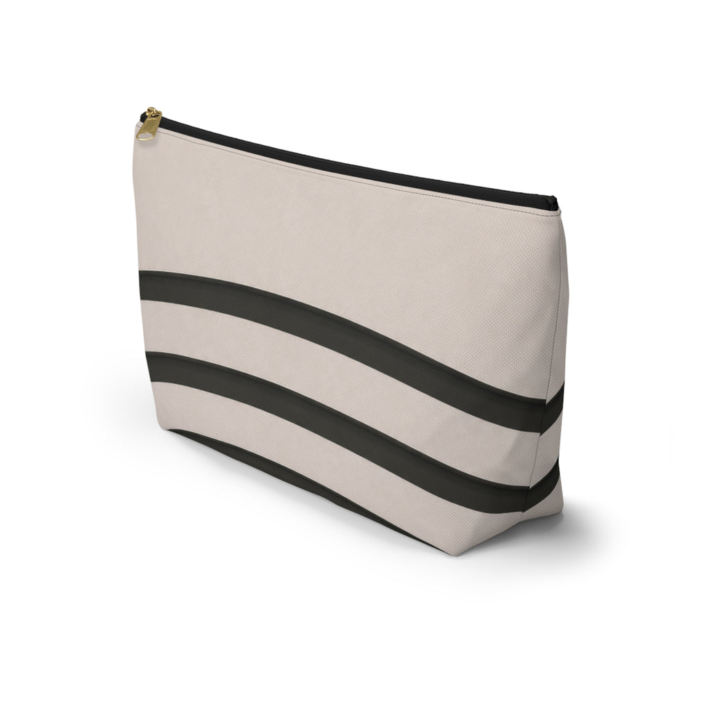 Guggenheim Museum Makeup Bag — T‑Bottom Accessory Pouch