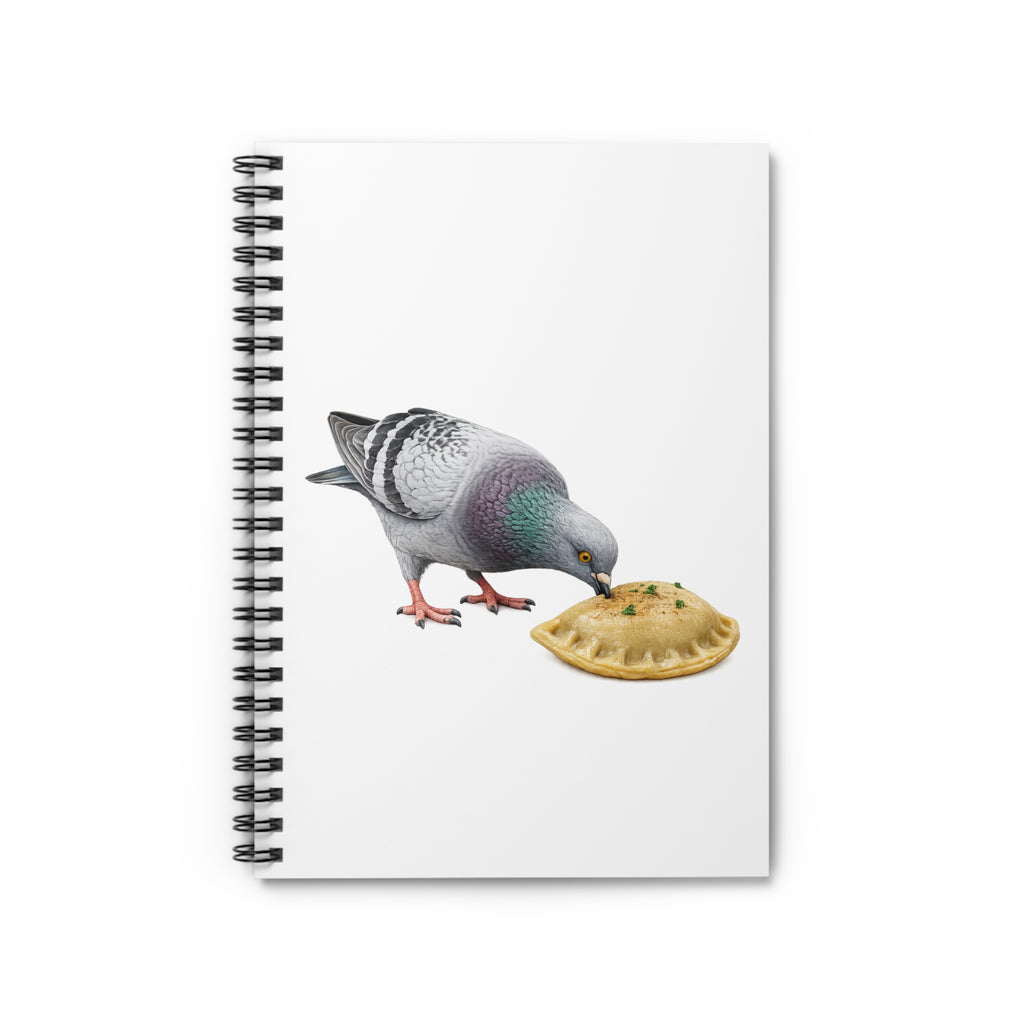 Customizable Greenpoint NYC Pigeon Spiral Journal | Puerto Rico Boricua Bird Lovers Notebook