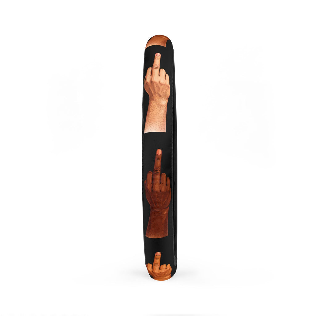 NYC Driver Steering Wheel Cover — Road Rage Flipping the Bird Car Accessory
