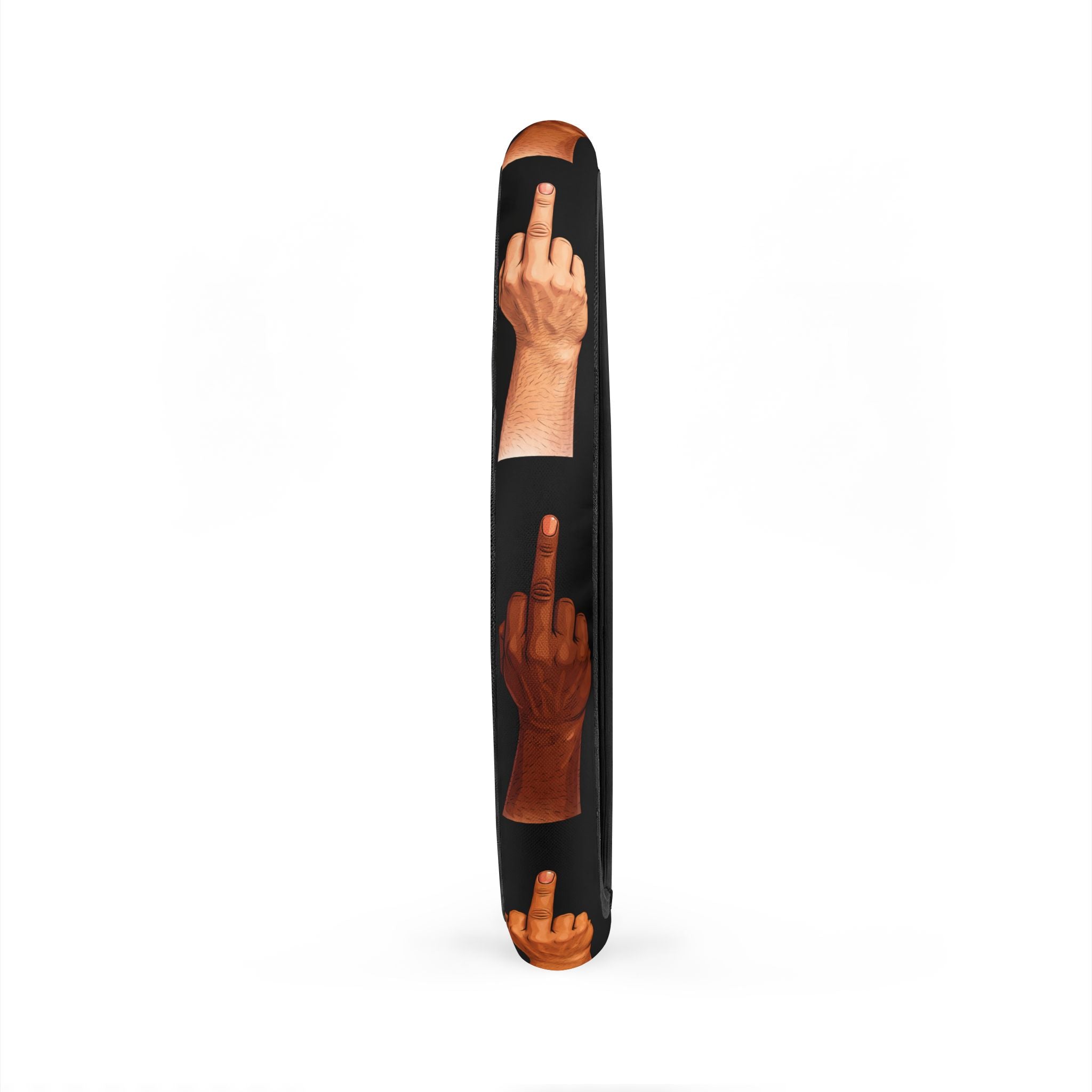 NYC Driver Steering Wheel Cover — Road Rage Flipping the Bird Car Accessory