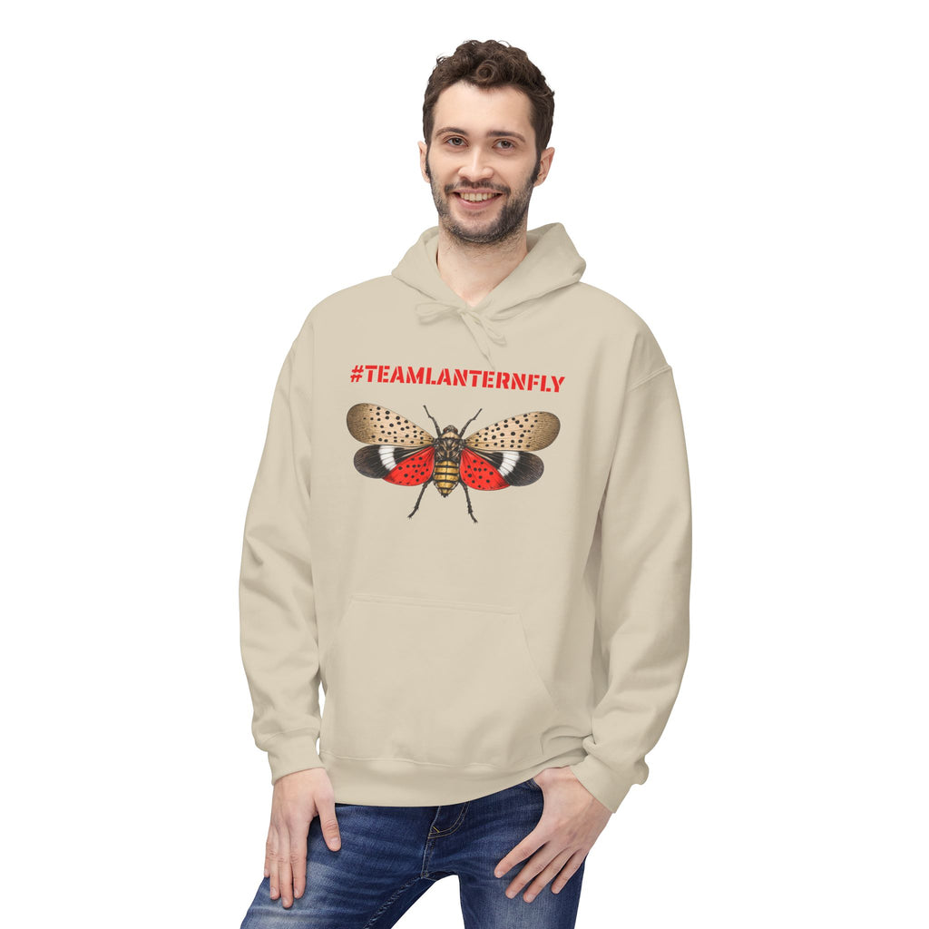 NYC Spotted Lanternfly Hoodie — Team Lanternfly Hooded Pullover Sweatshirt