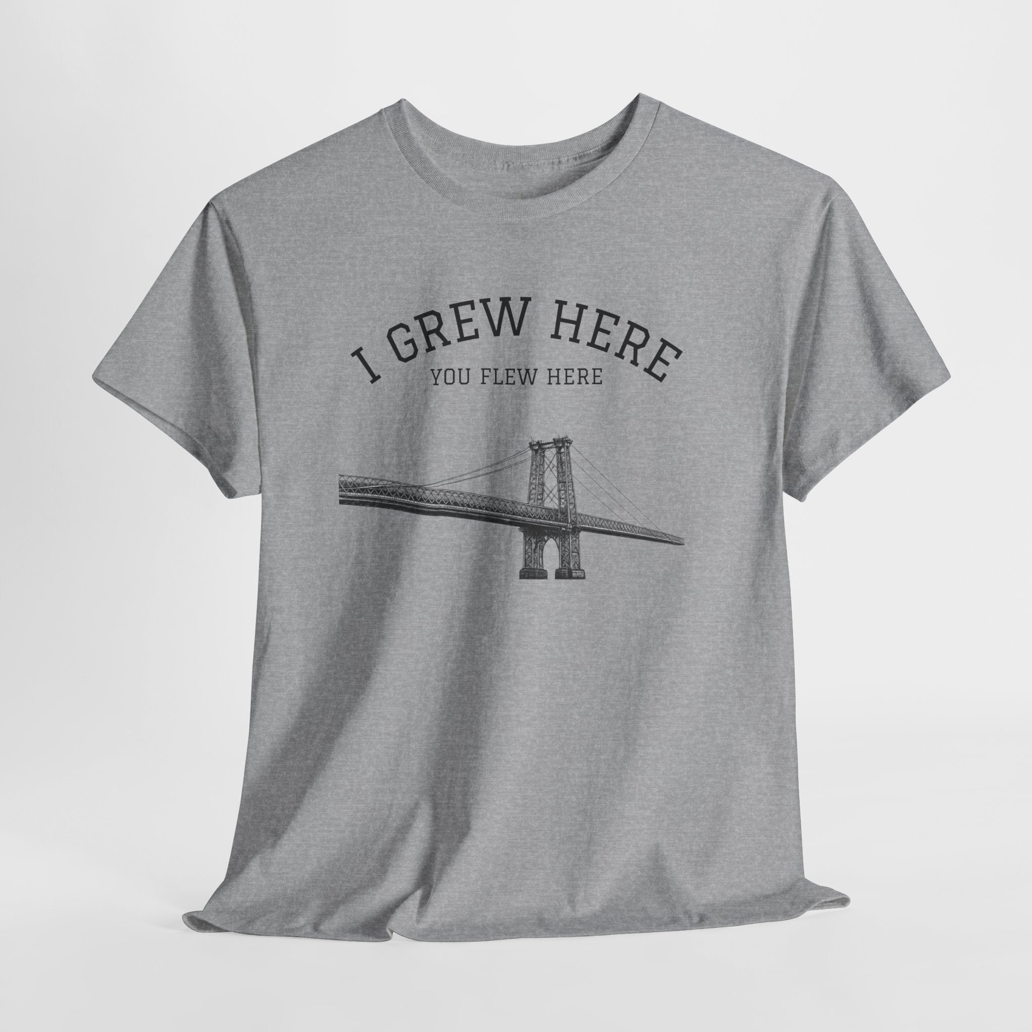 Williamsburg Bridge T-Shirt | I Grew Here You Flew Here Brooklyn NYC Tee
