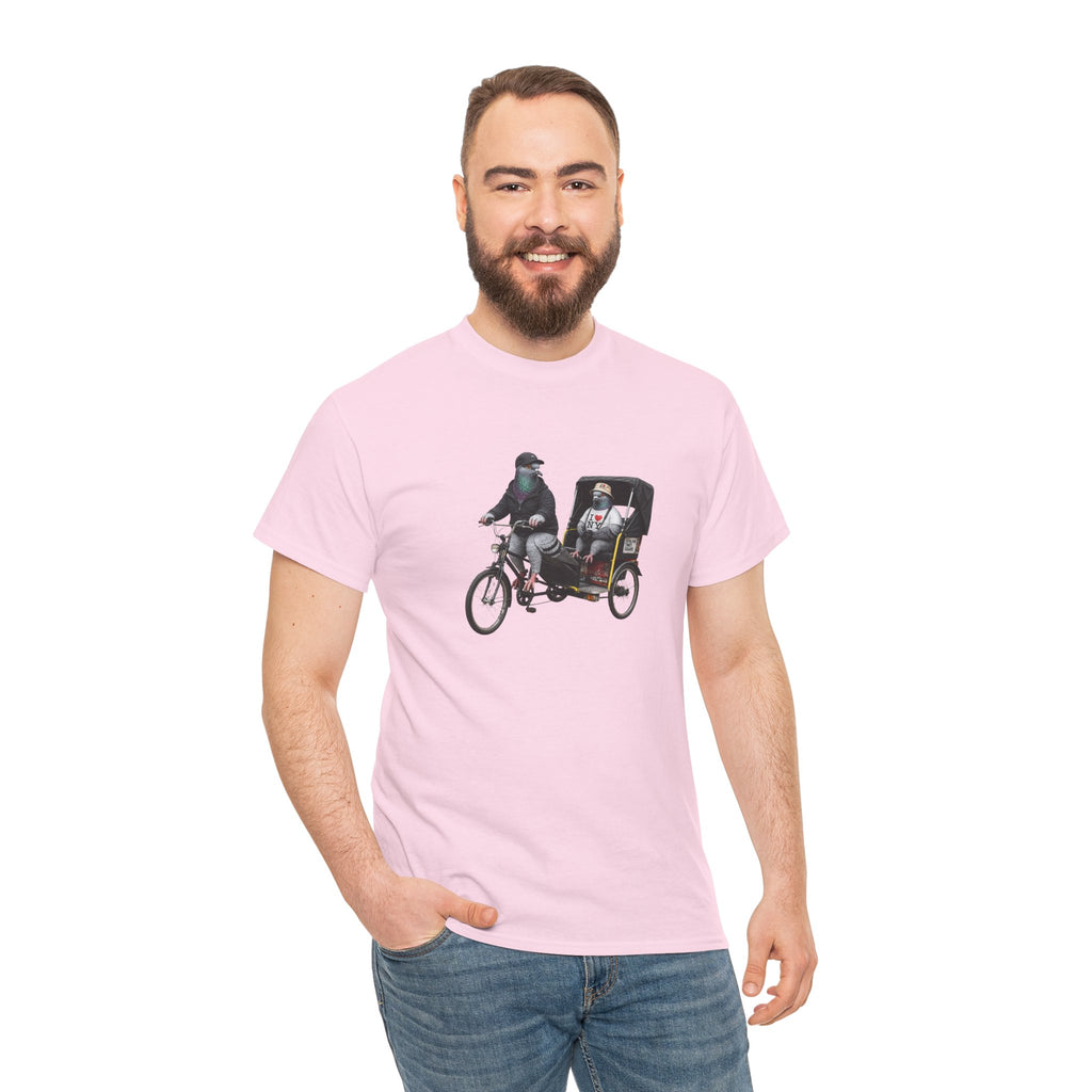 Customizable Times Square NYC Pigeon T-Shirt | Baseball Fan Tee