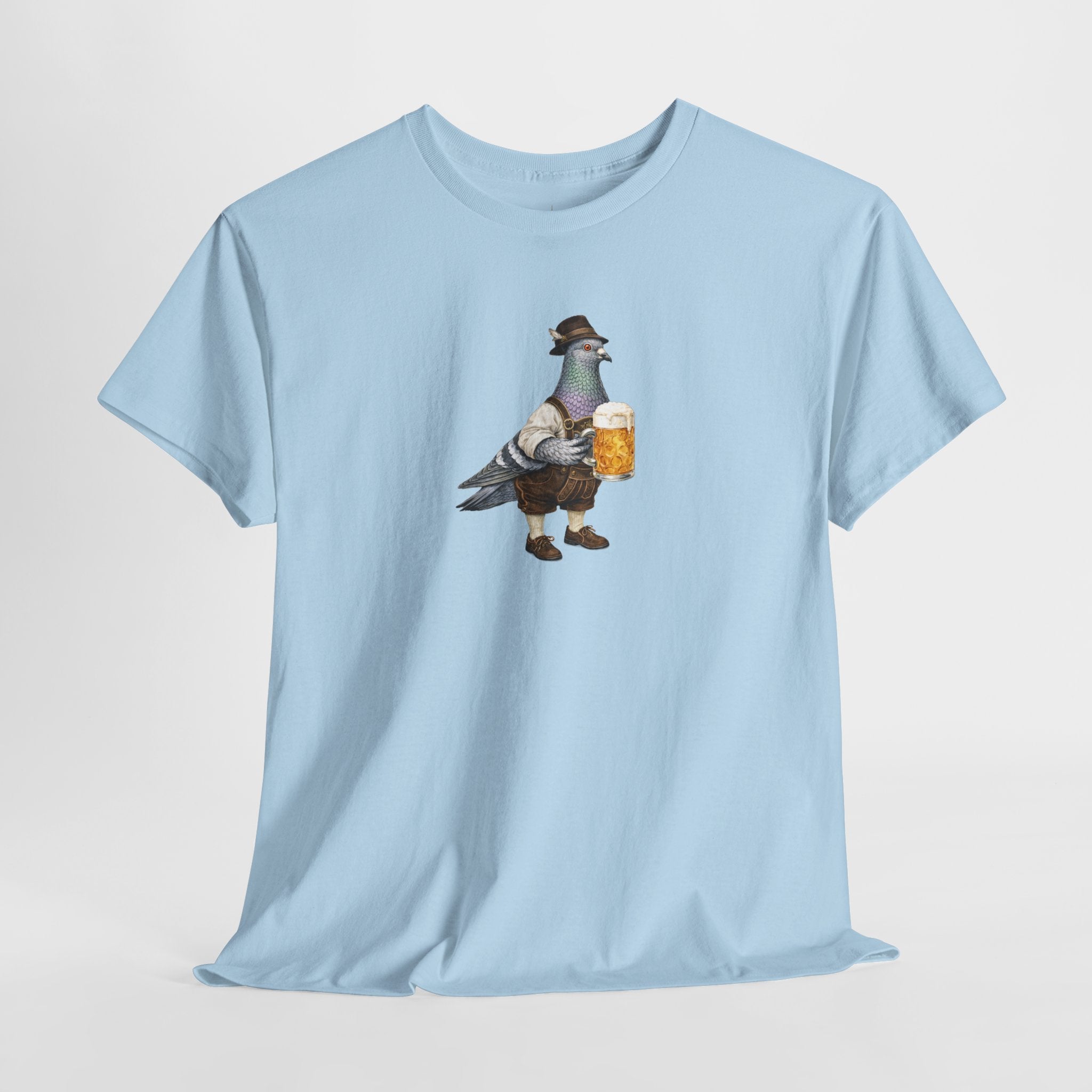 Customizable Yorkville NYC Pigeon T-Shirt | Oktoberfest Beer Garden Tee