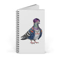 Cuaderno de espiral personalizable de paloma de Koreatown NYC | Cuaderno para amantes de las aves K-Pop