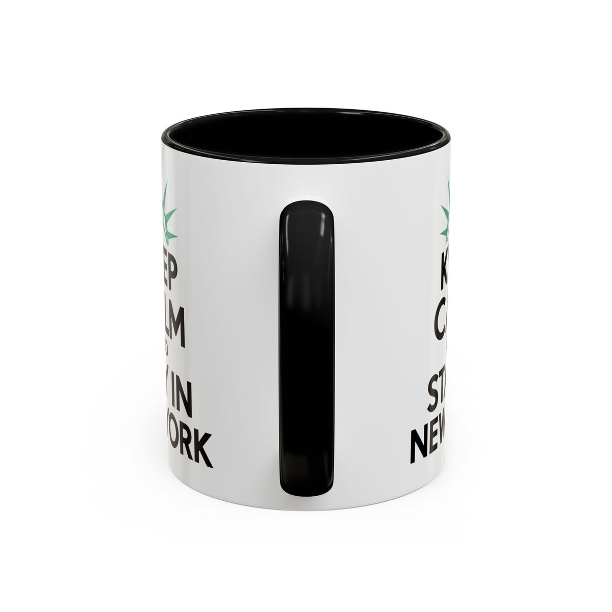Keep Calm and Stay in New York Accent Coffee Mug 11oz + 15oz