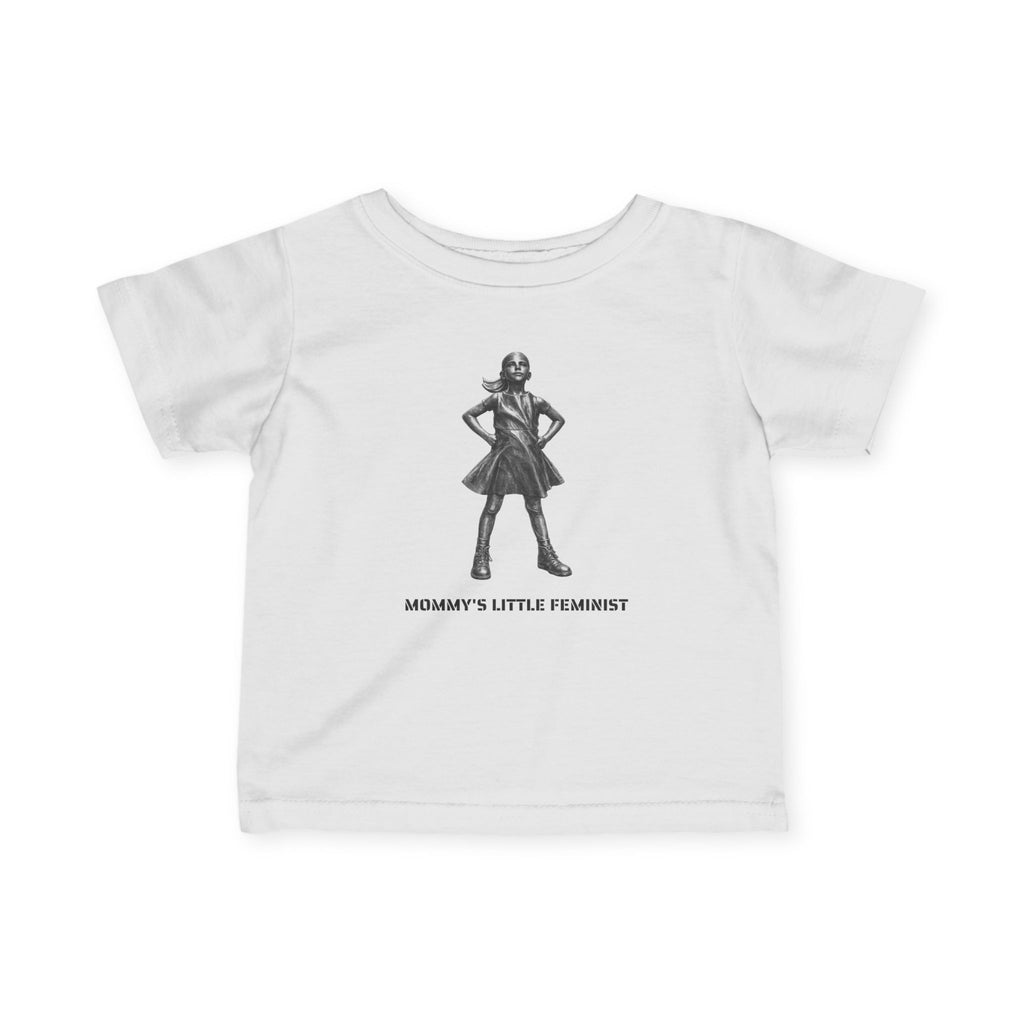 Mommy's Little Feminist Infant NYC Kids Tee | Fearless Girl Baby Shirt, Feminist Statement Childrens T-Shirt