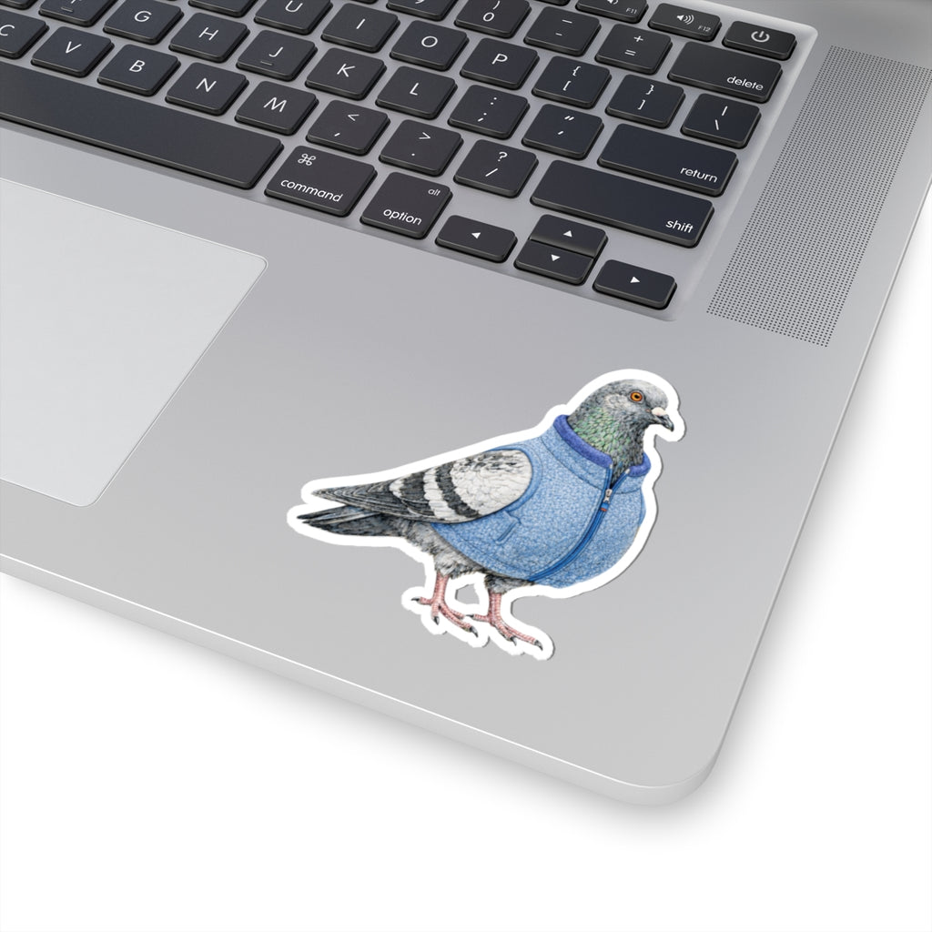 Financial District NYC Pigeon 3" x 3" Sticker