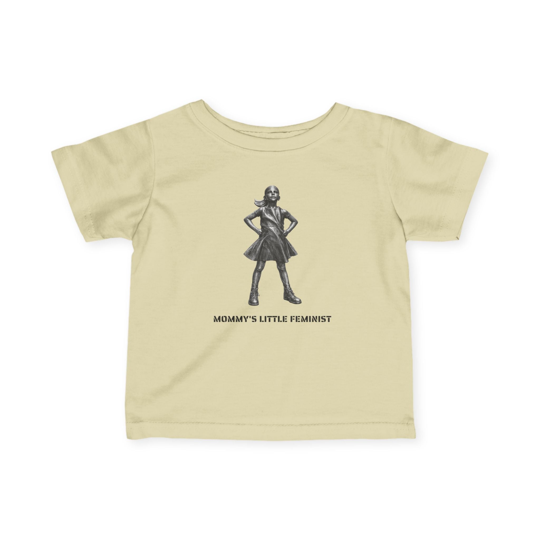 Mommy's Little Feminist Infant NYC Kids Tee | Fearless Girl Baby Shirt, Feminist Statement Childrens T-Shirt