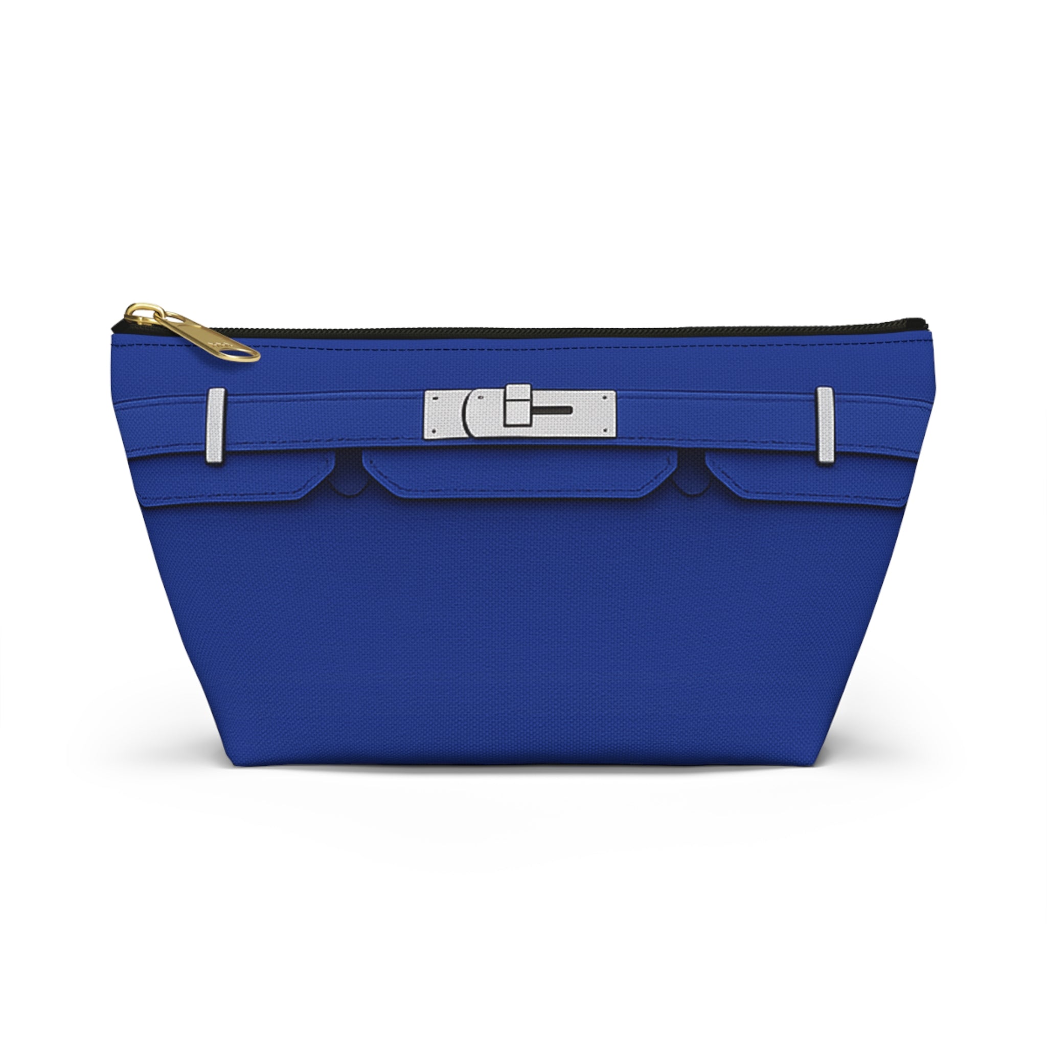 Canal Street Blue Makeup Bag —  T-Bottom Travel Bag