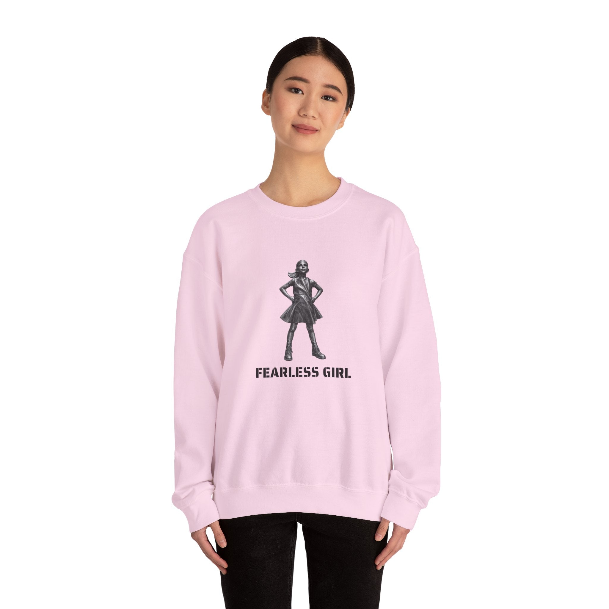 Fearless Girl Statue graphic Sweatshirt | Empowerment, Feminist Design Sweater