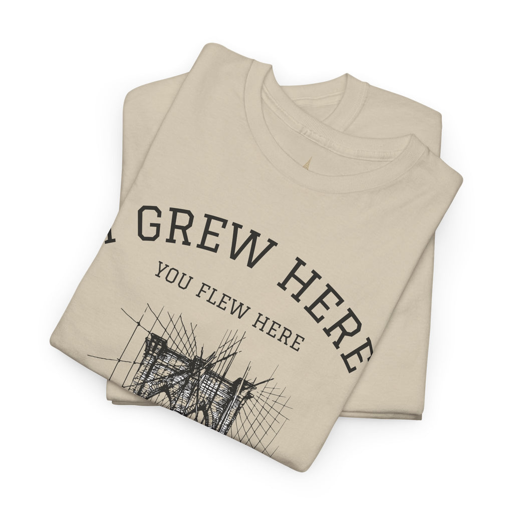 Brooklyn Bridge T-Shirt | I Grew Here You Flew Here New York Tee