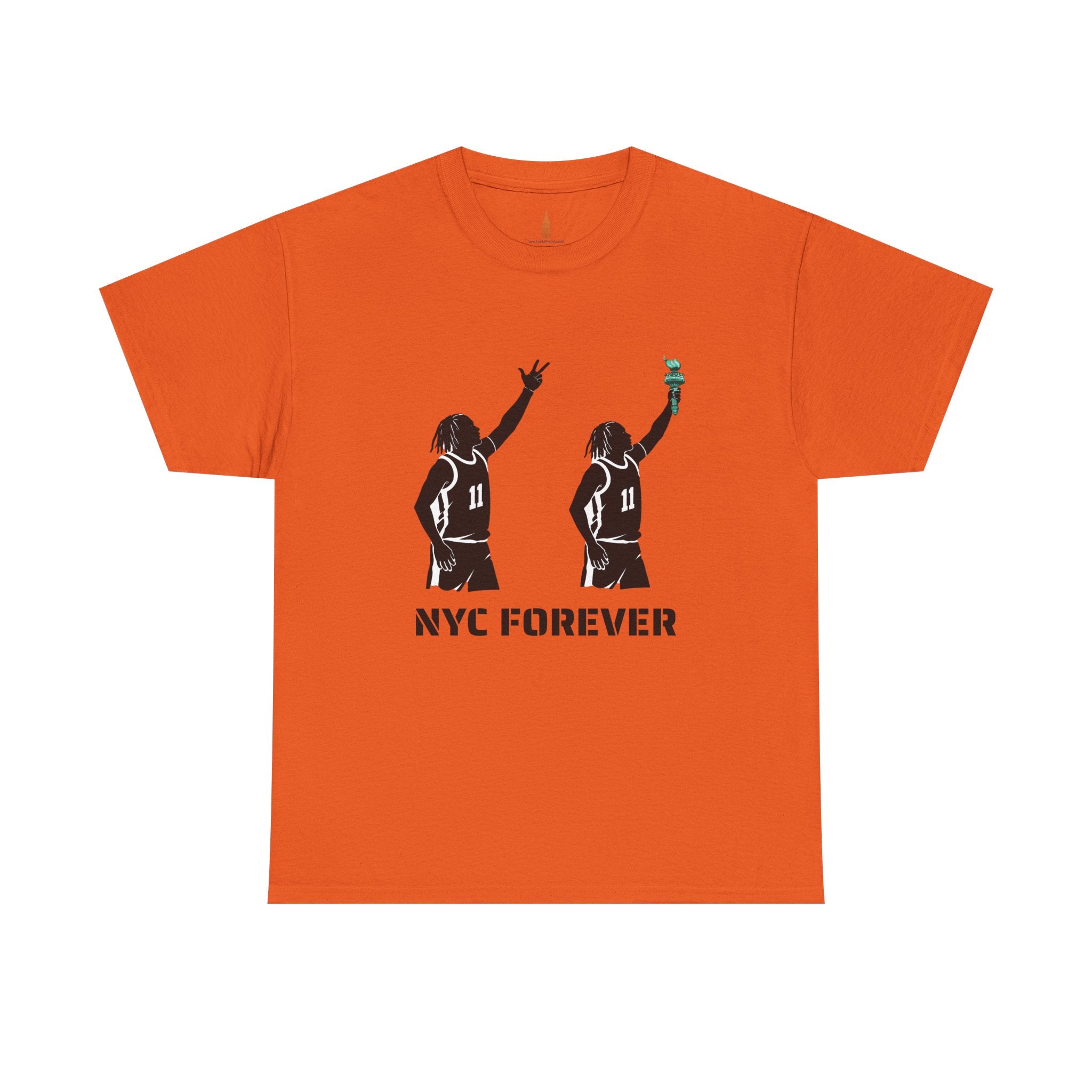 New York Basketball Jalen Brunson Tee | NYC Icons Statue of Liberty T-shirt