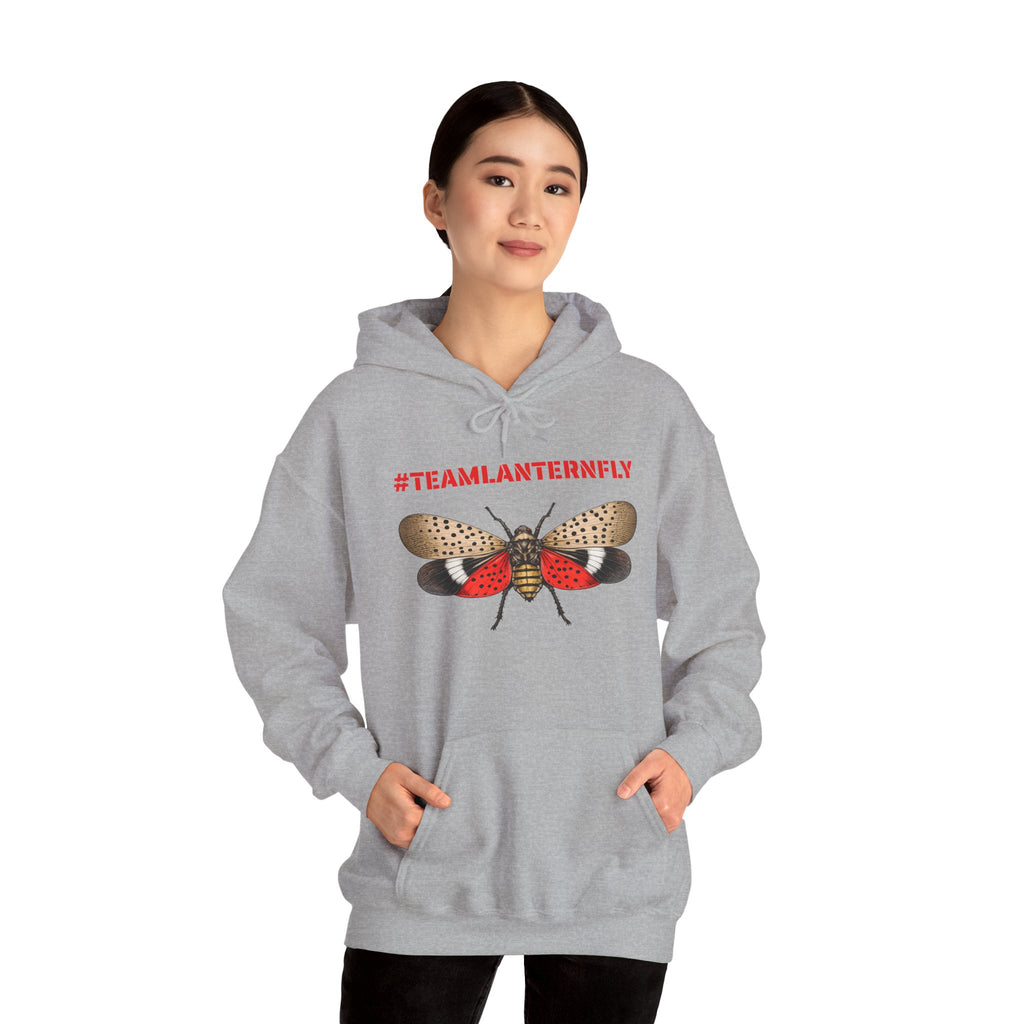 NYC Spotted Lanternfly Hoodie — Team Lanternfly Hooded Pullover Sweatshirt