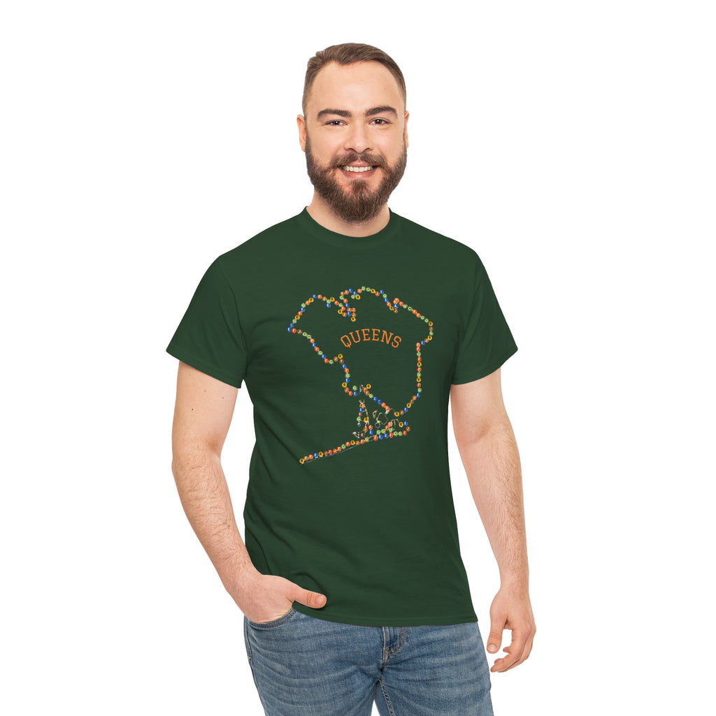 Queens Map Subway Signs T-Shirt | NYC Subway Tee