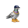 Bronx NYC Pigeon 3" x 3" Sticker